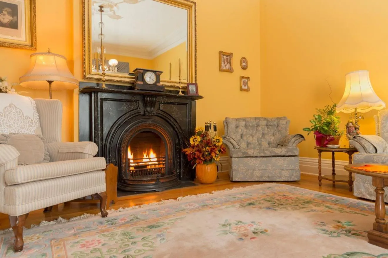Living room in Fitzroy Hall