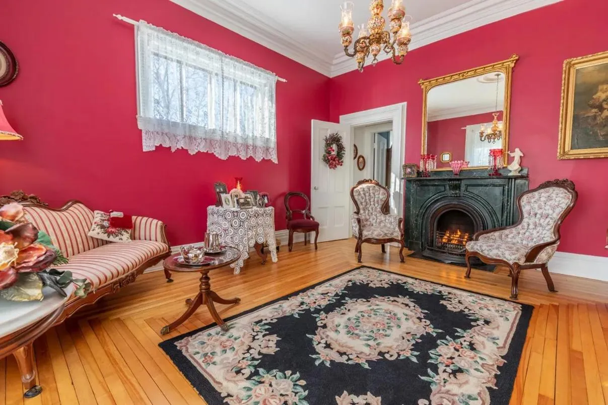 Seating area in Fitzroy Hall