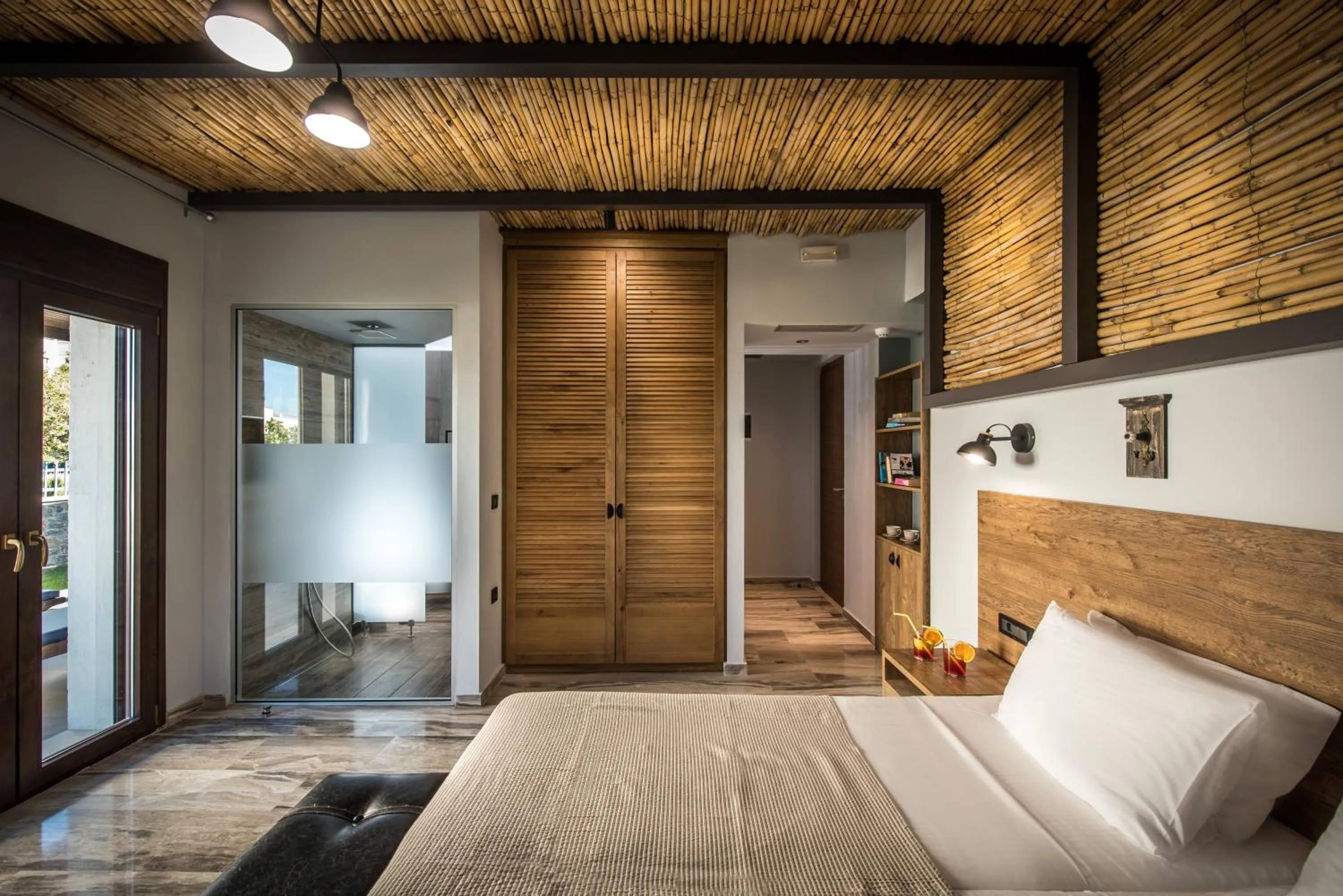 Bed in Balsamico Traditional Suites