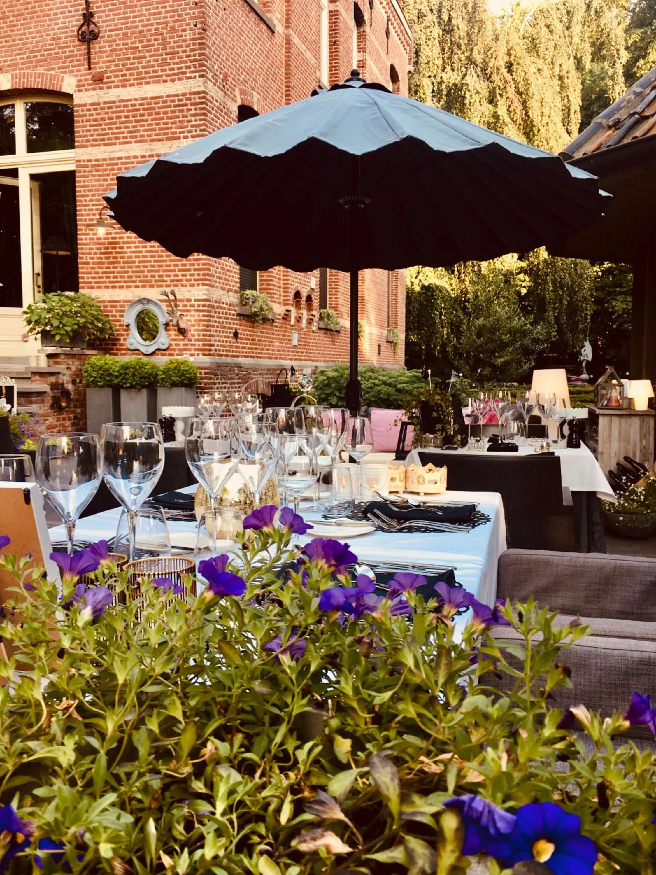 Garden in Charmehotel Manoir Ogygia