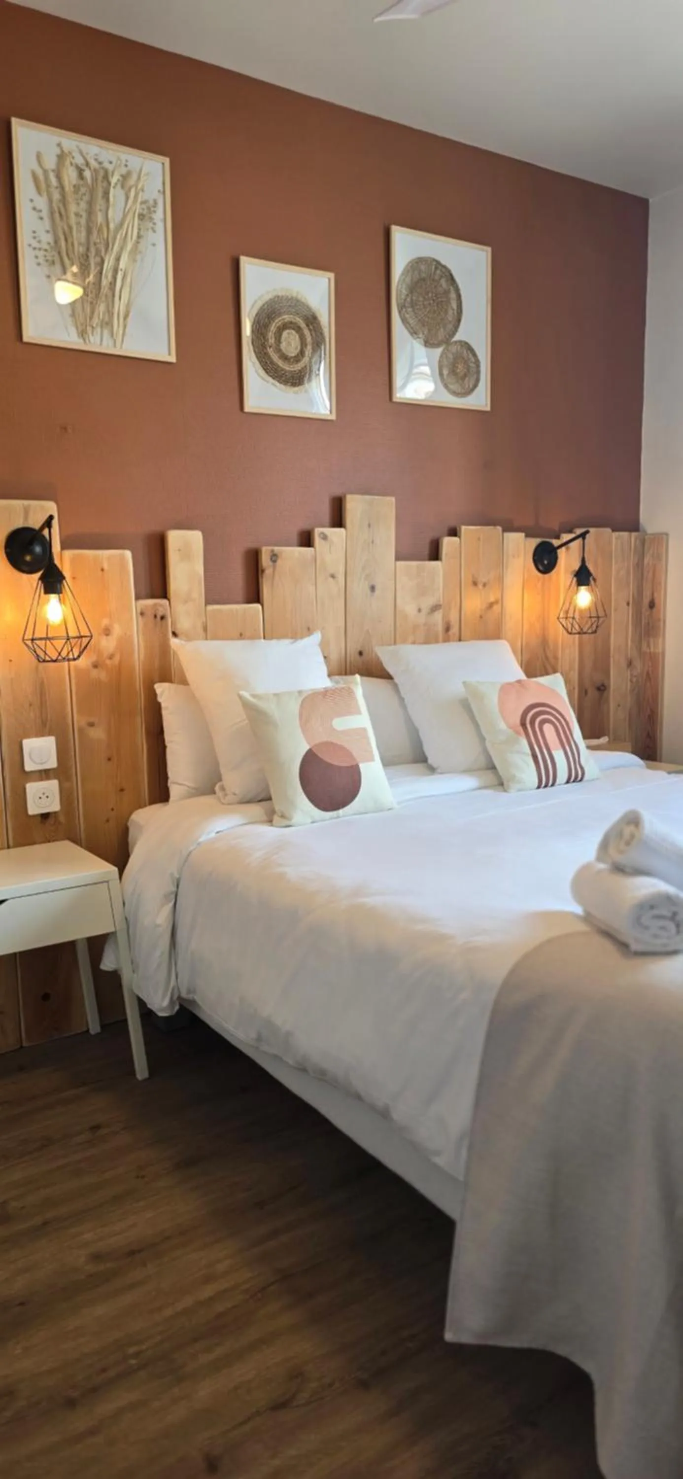 Bed in Hôtel La Baïne