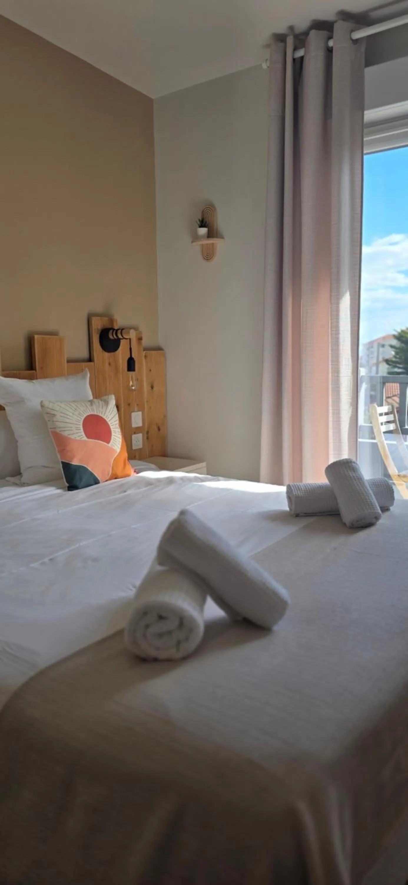 Bed in Hôtel La Baïne