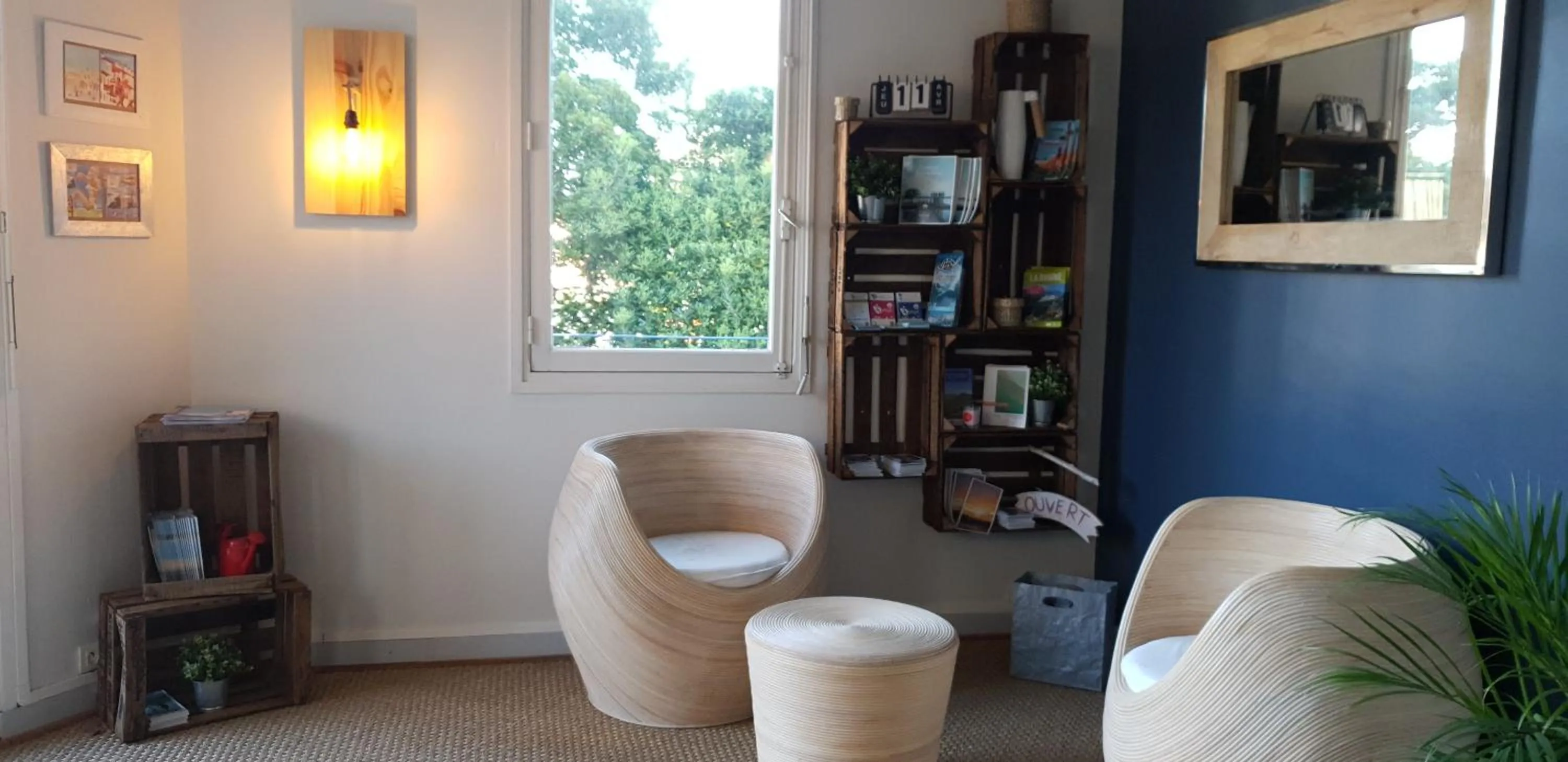 Living room in Hôtel La Baïne