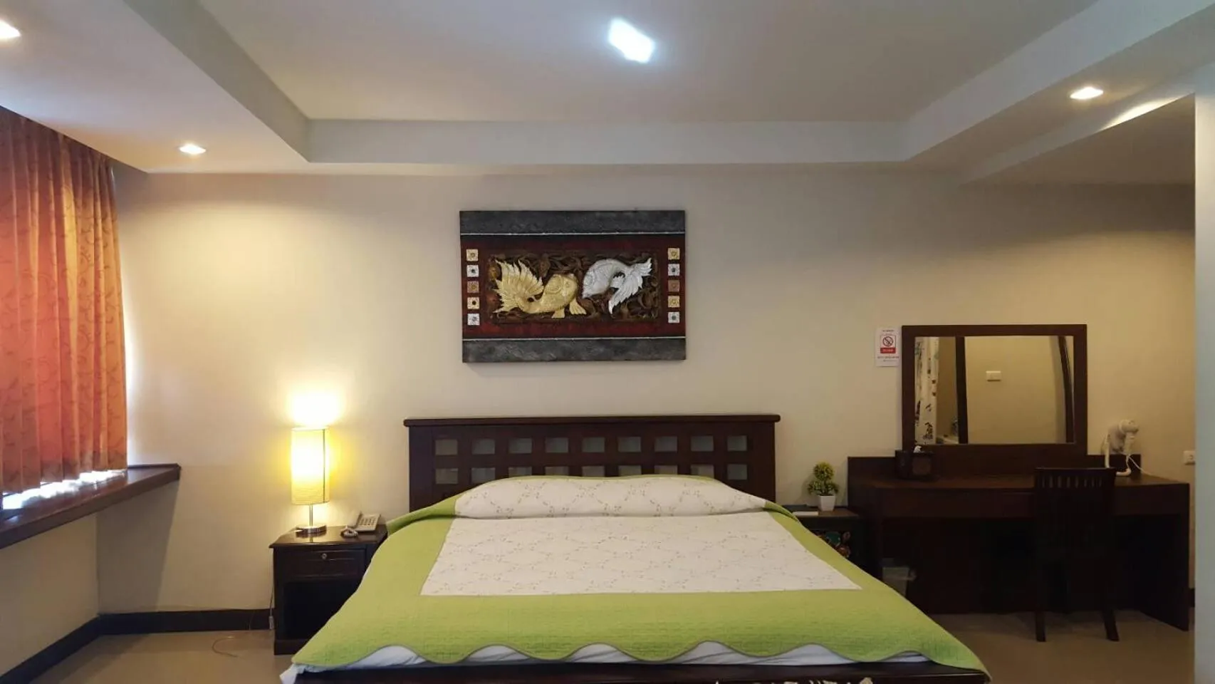 Bed in Kong Garden View Resort Chiang Rai