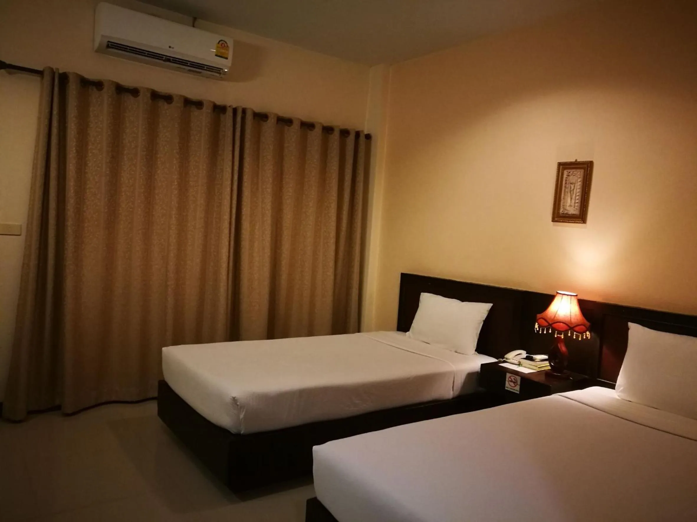 Bed in Kong Garden View Resort Chiang Rai