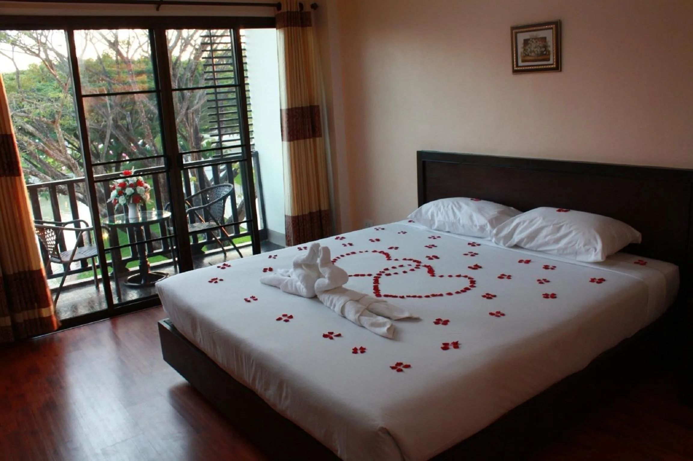 Bedroom, Bed in Kong Garden View Resort Chiang Rai