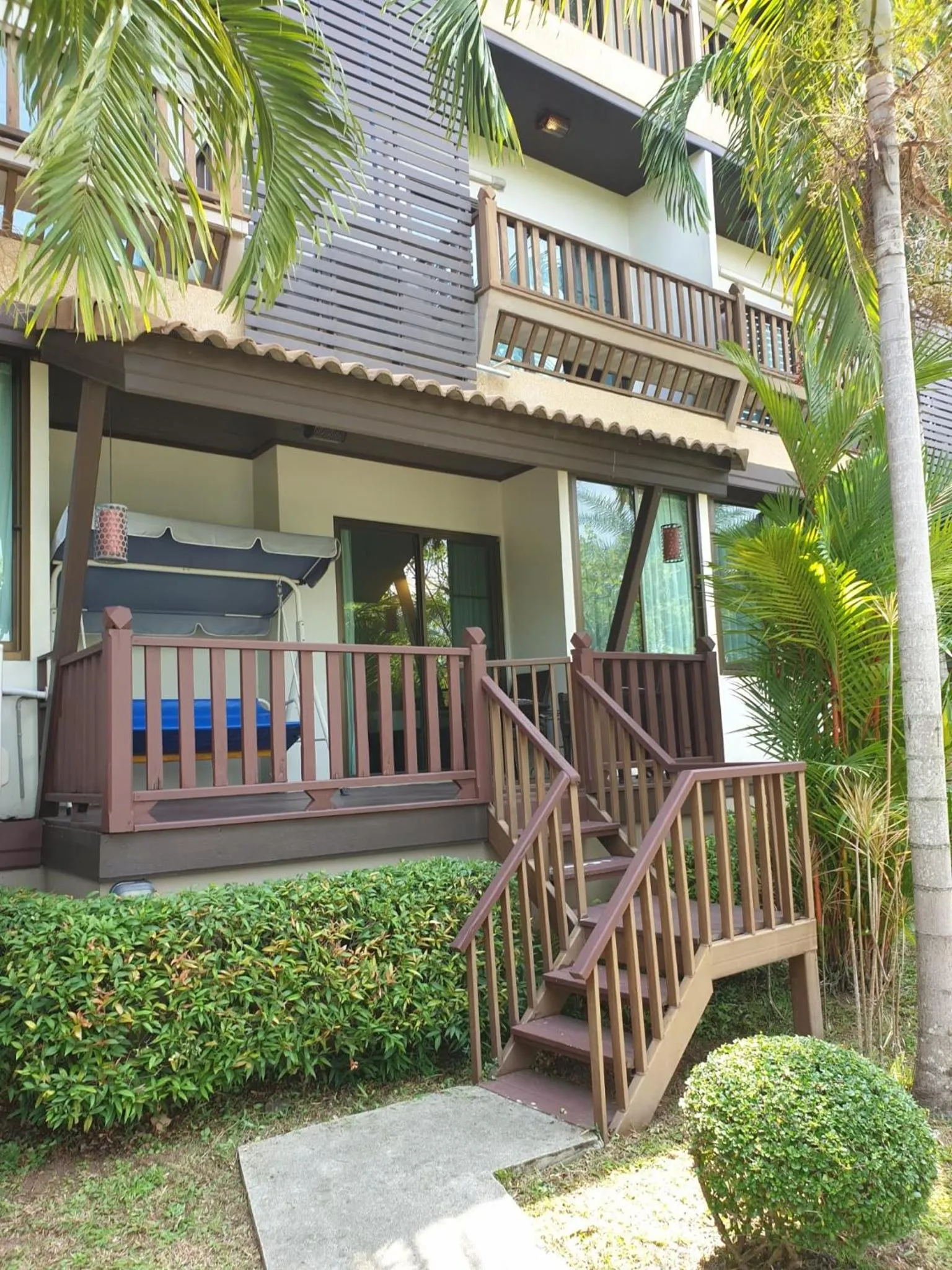 Balcony/Terrace in Kong Garden View Resort Chiang Rai