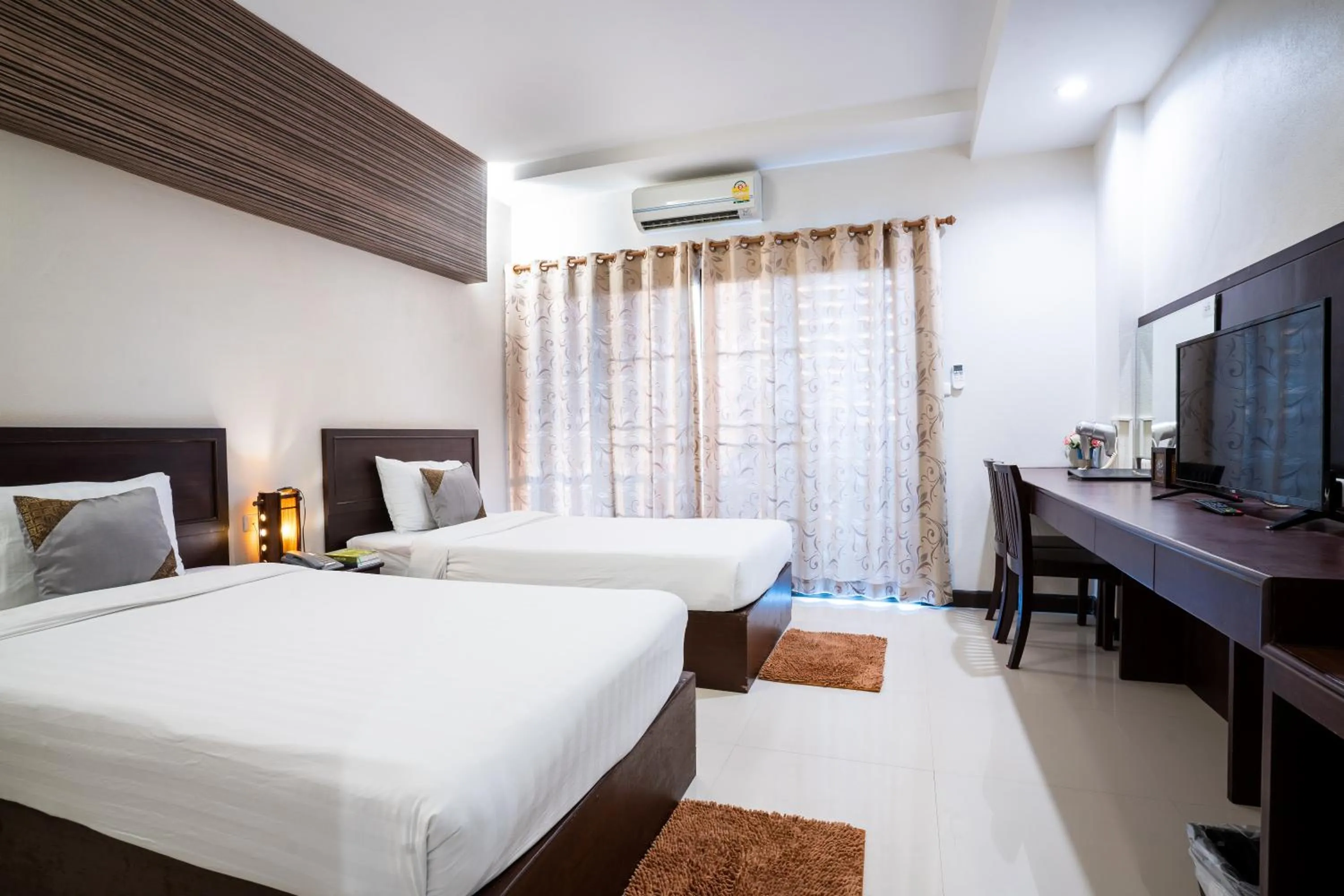 Bed in Kong Garden View Resort Chiang Rai