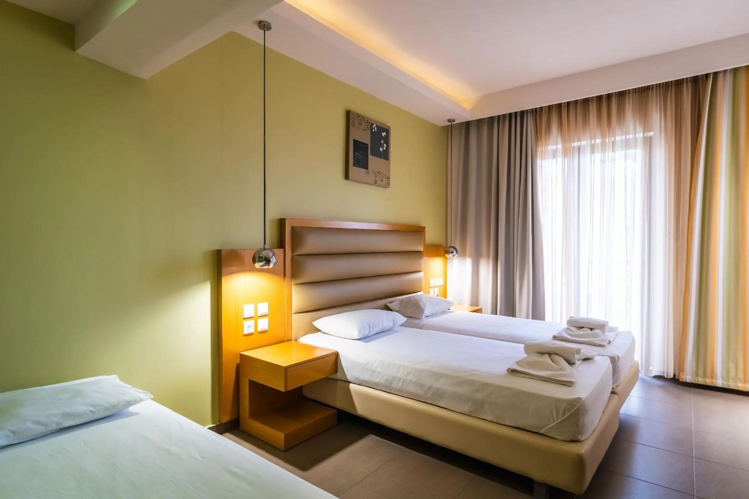 Bedroom, Bed in Pantheon Hotel