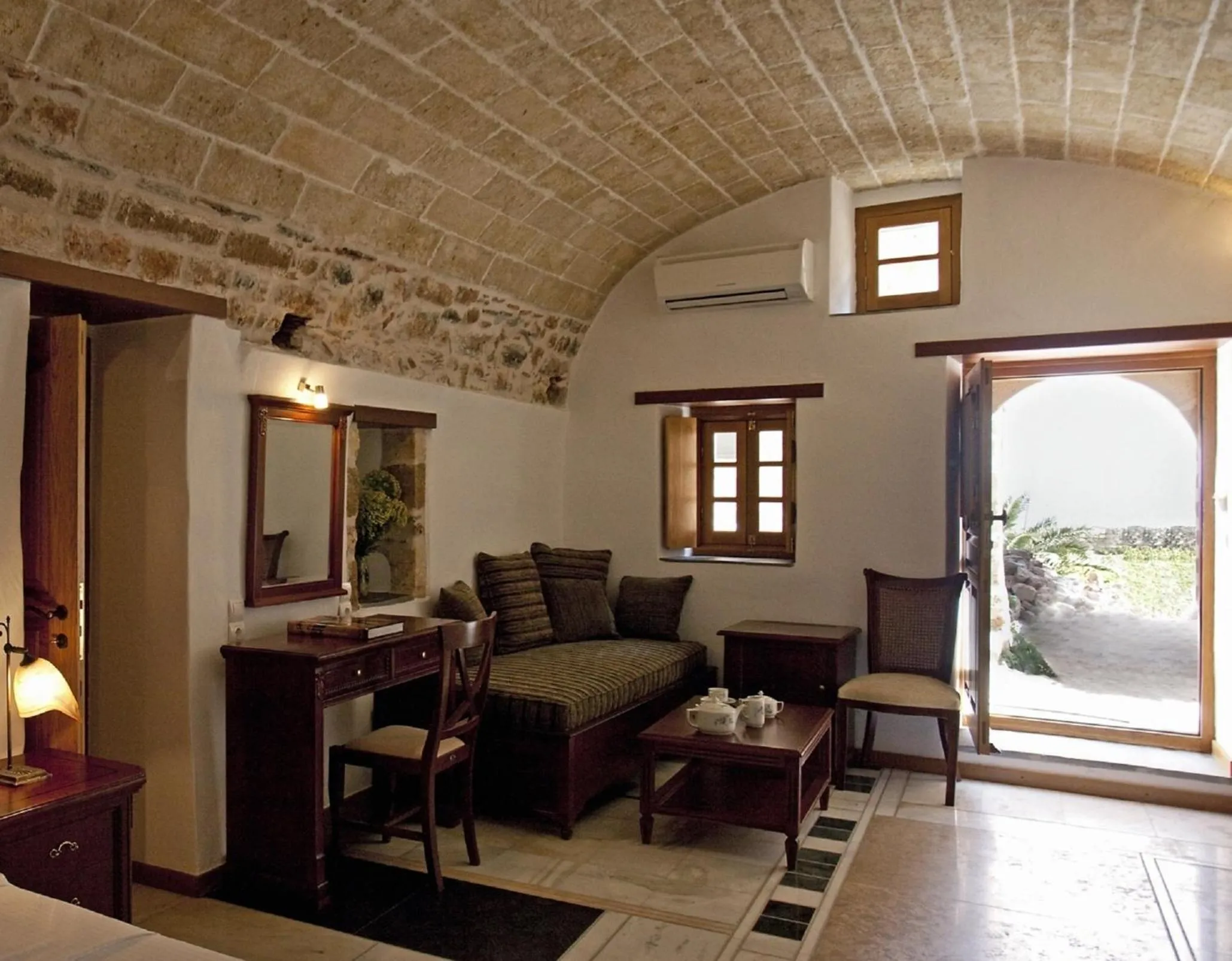 Living room in Likinia Hotel