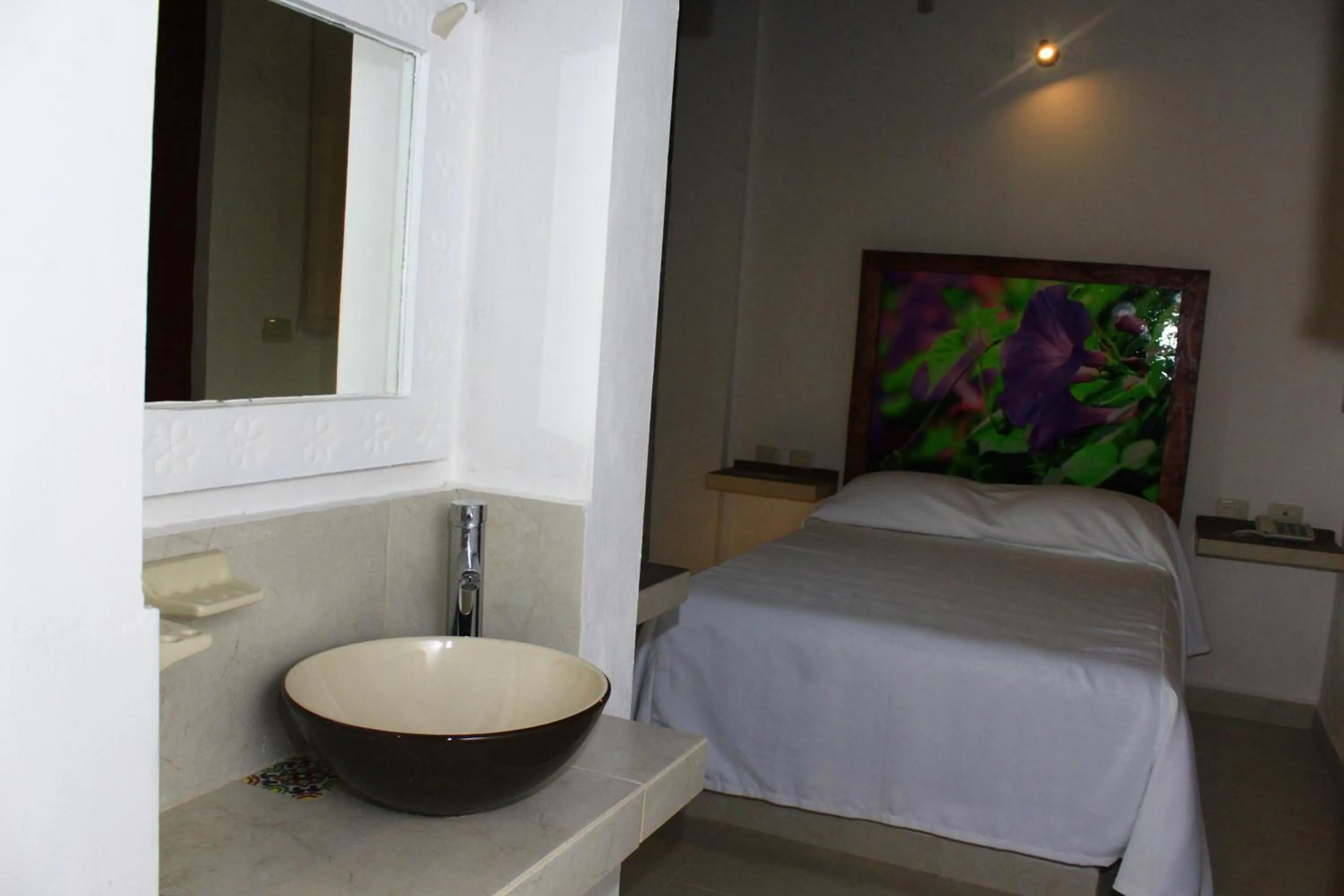 Bed in Hotel Atzalan