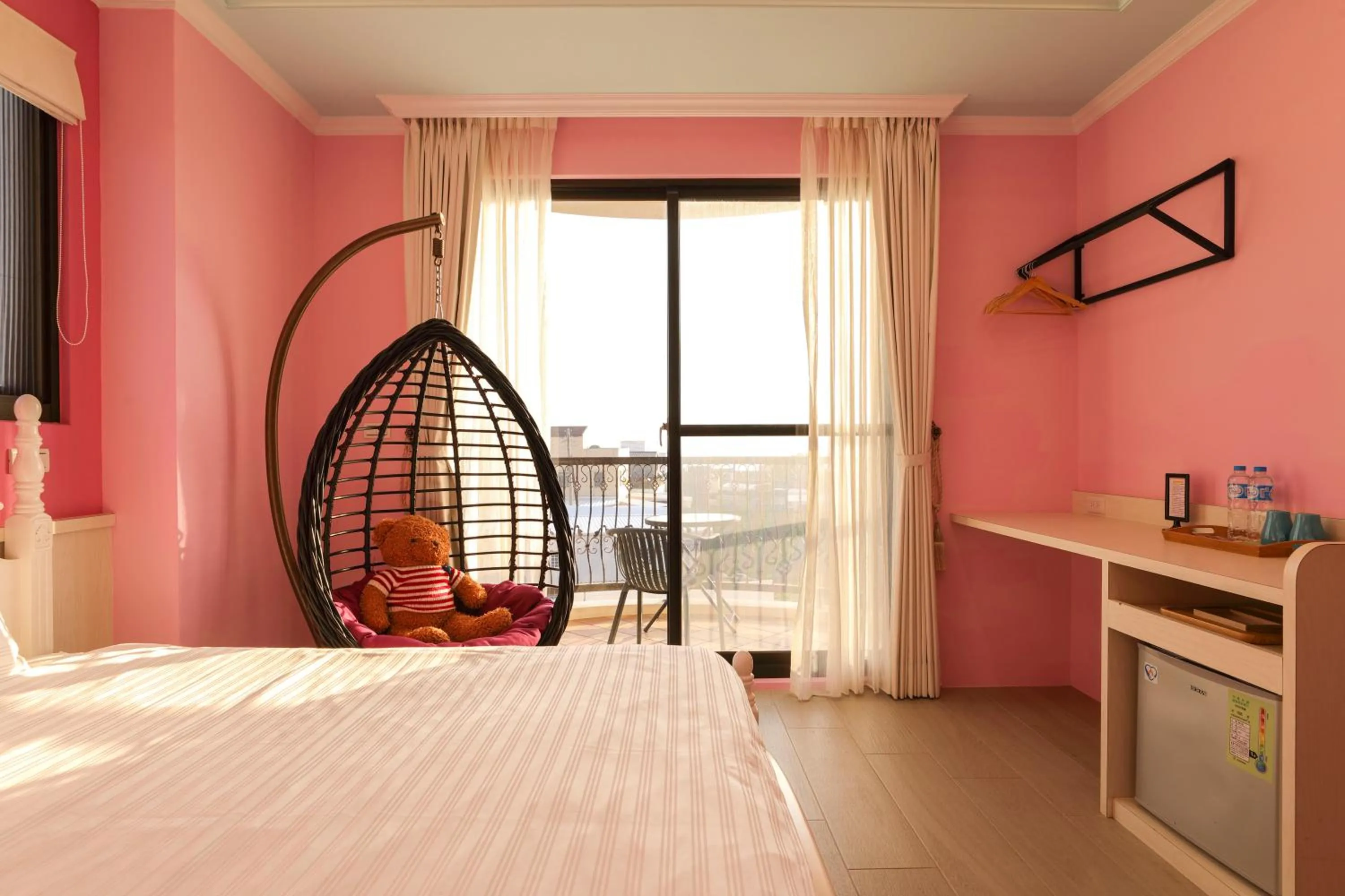Double Room with Balcony and Sea View in Shi Guang Sea View