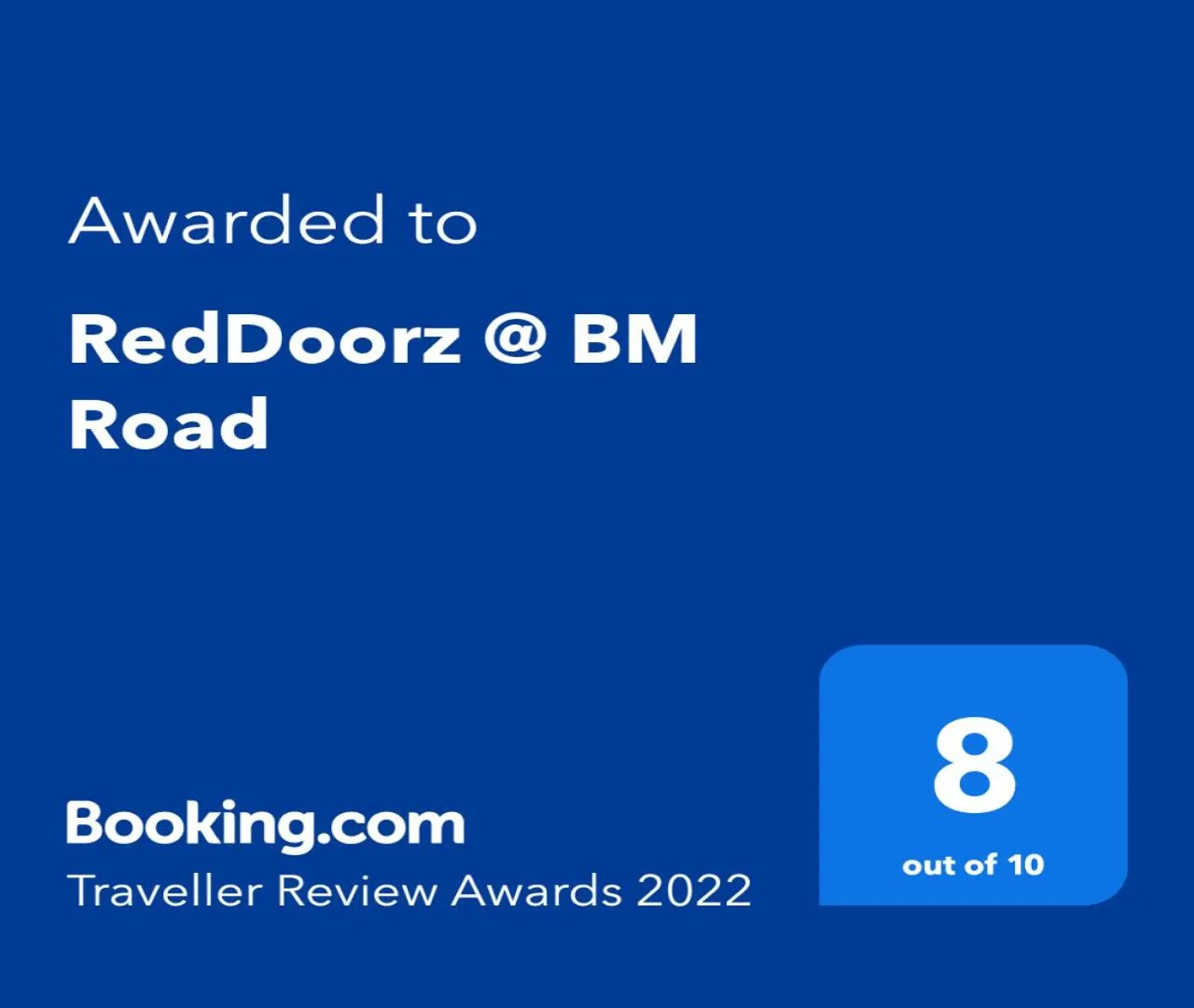 Certificate/Award, Logo/Certificate/Sign/Award in RedDoorz @ BM Road