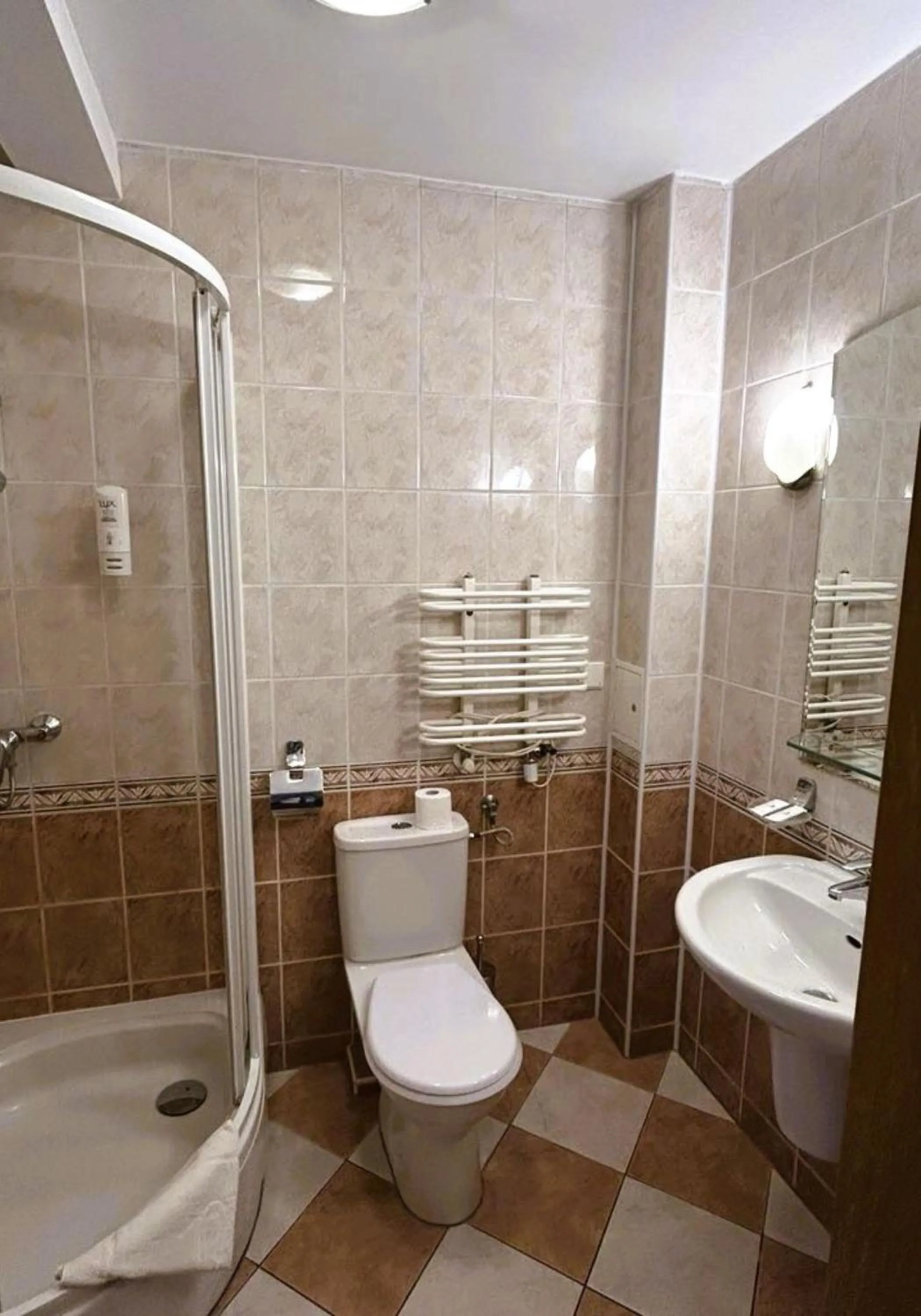 Shower in Motel Petro