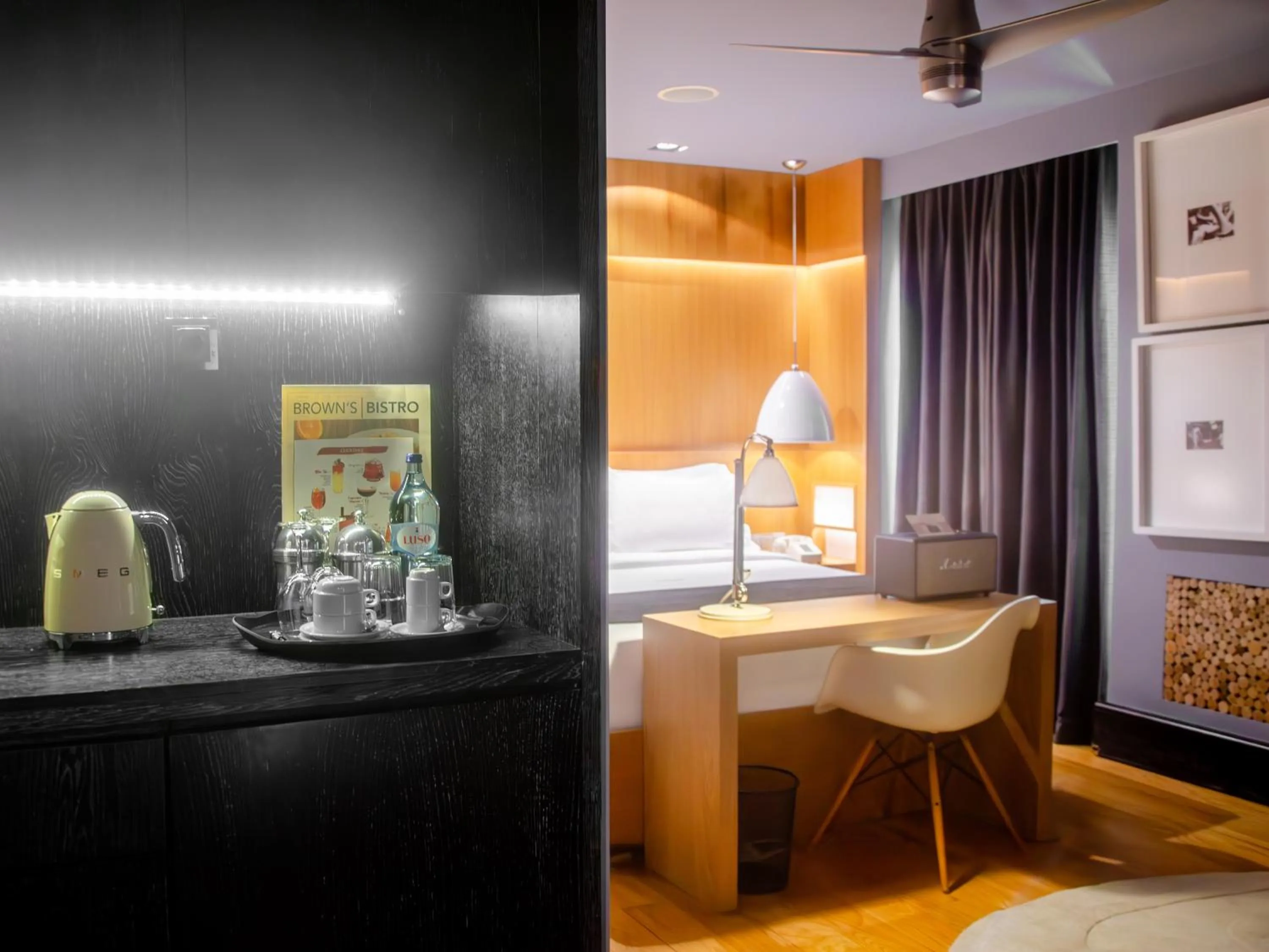 Decorative detail, Bed in Browns Downtown Hotel