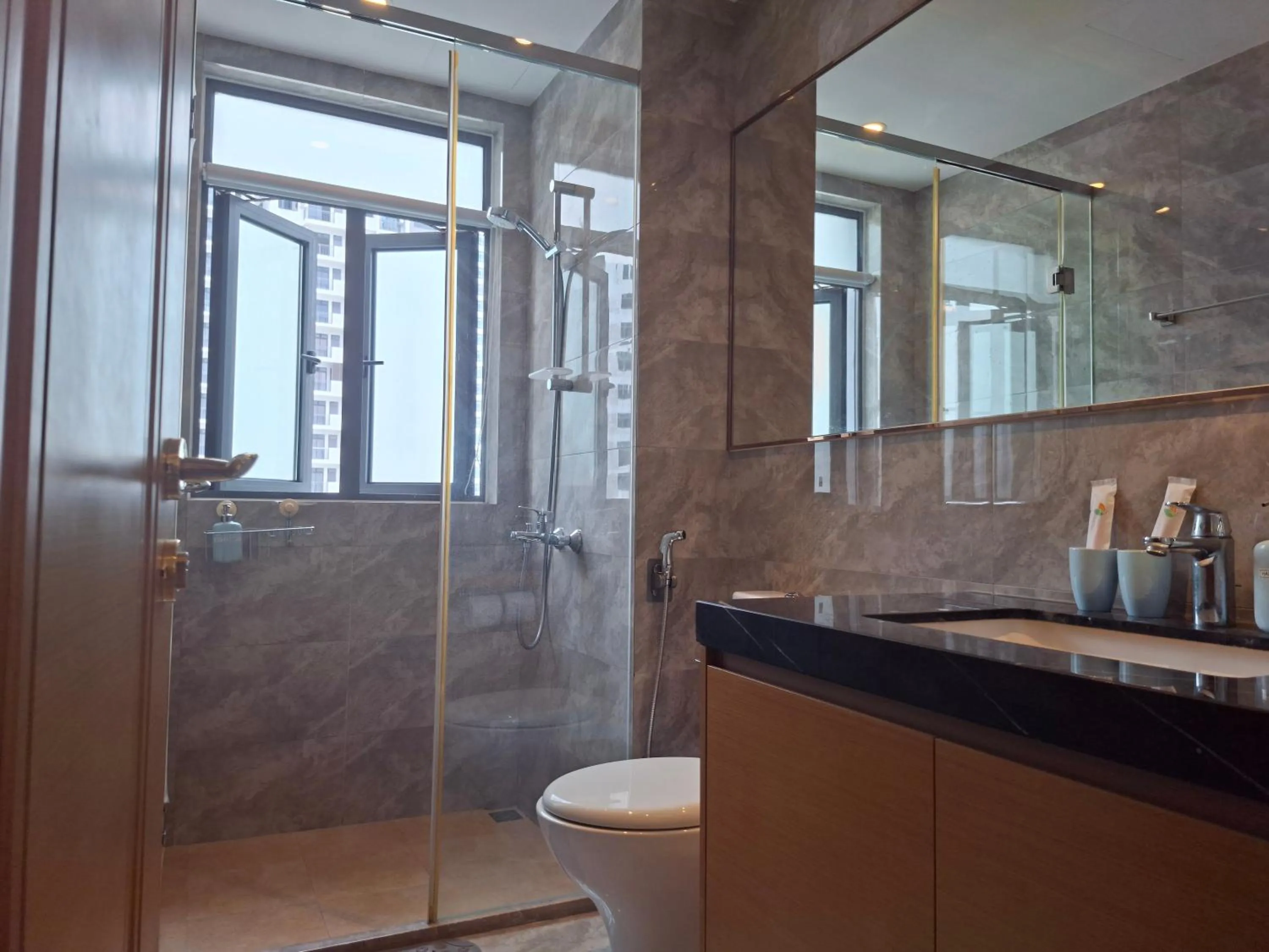 Bathroom in R&F Princess Cove JB By SaffronCasa JB