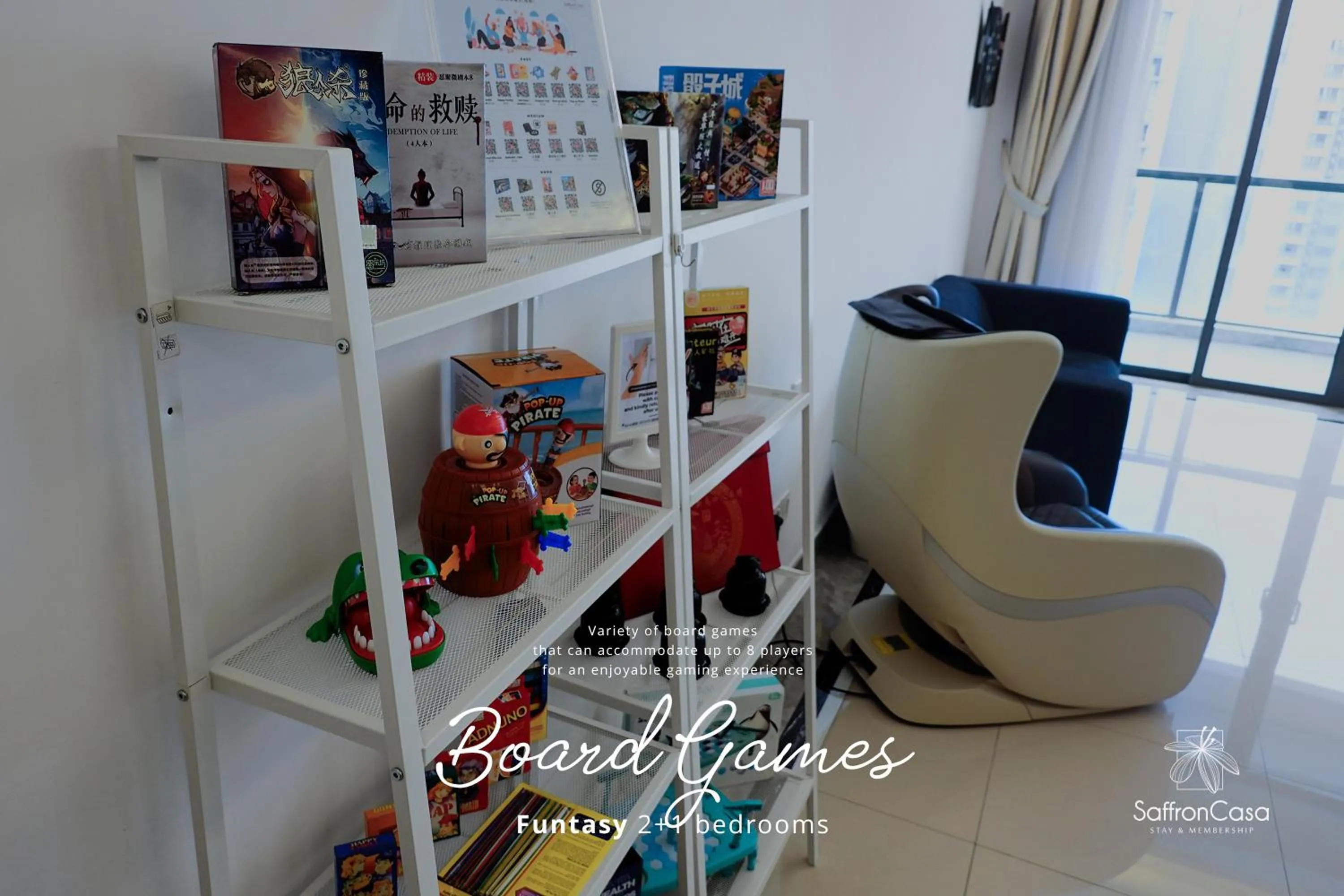 Living room in R&F Princess Cove JB By SaffronCasa JB