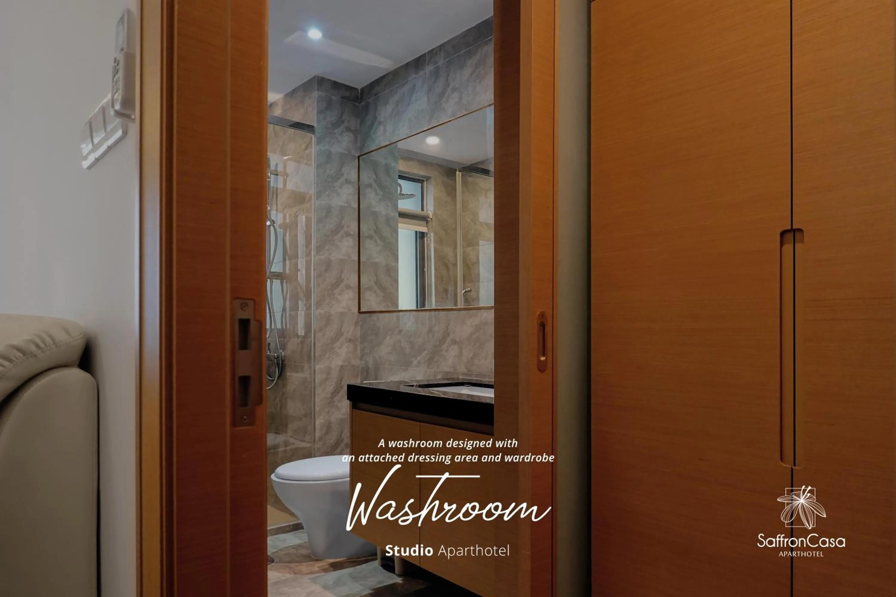 Bathroom in R&F Princess Cove JB By SaffronCasa JB