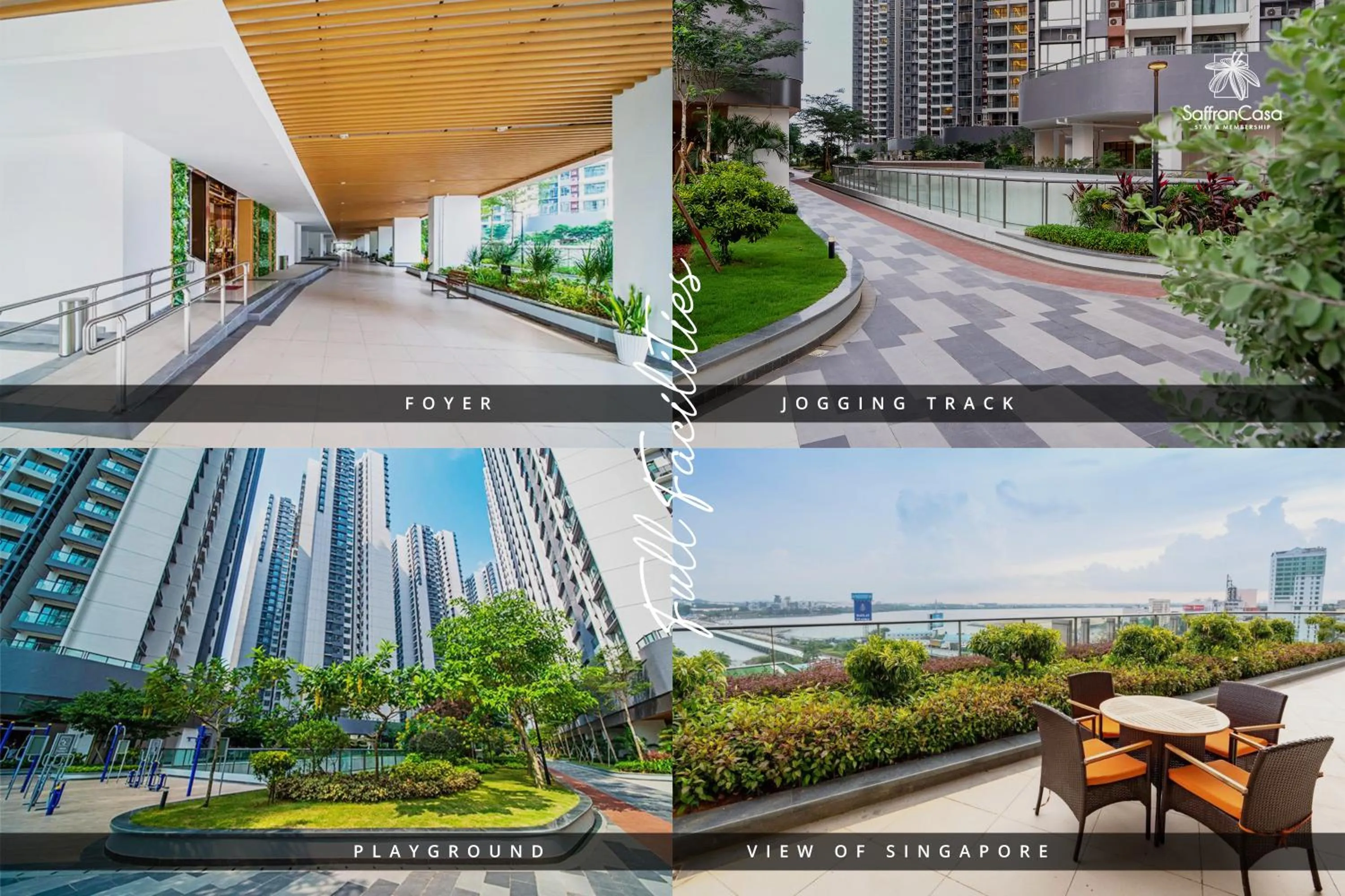 Garden in R&F Princess Cove JB By SaffronCasa JB