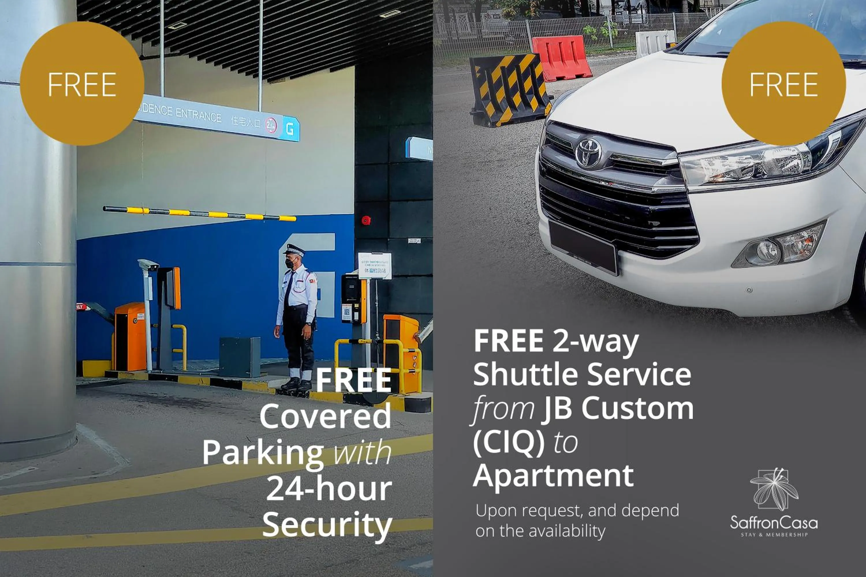 Parking in R&F Princess Cove JB By SaffronCasa JB