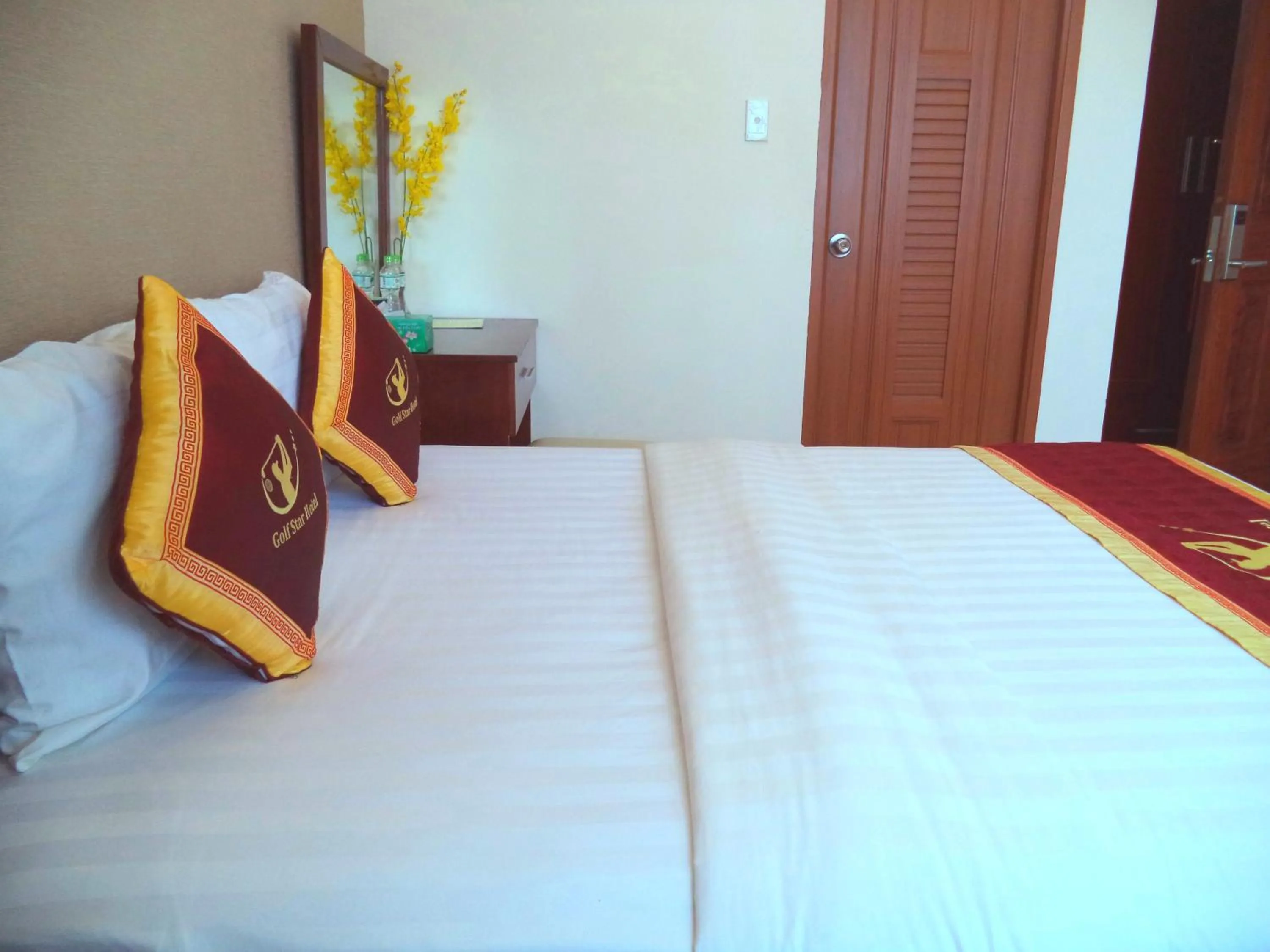 Bed in Golf Star Hotel