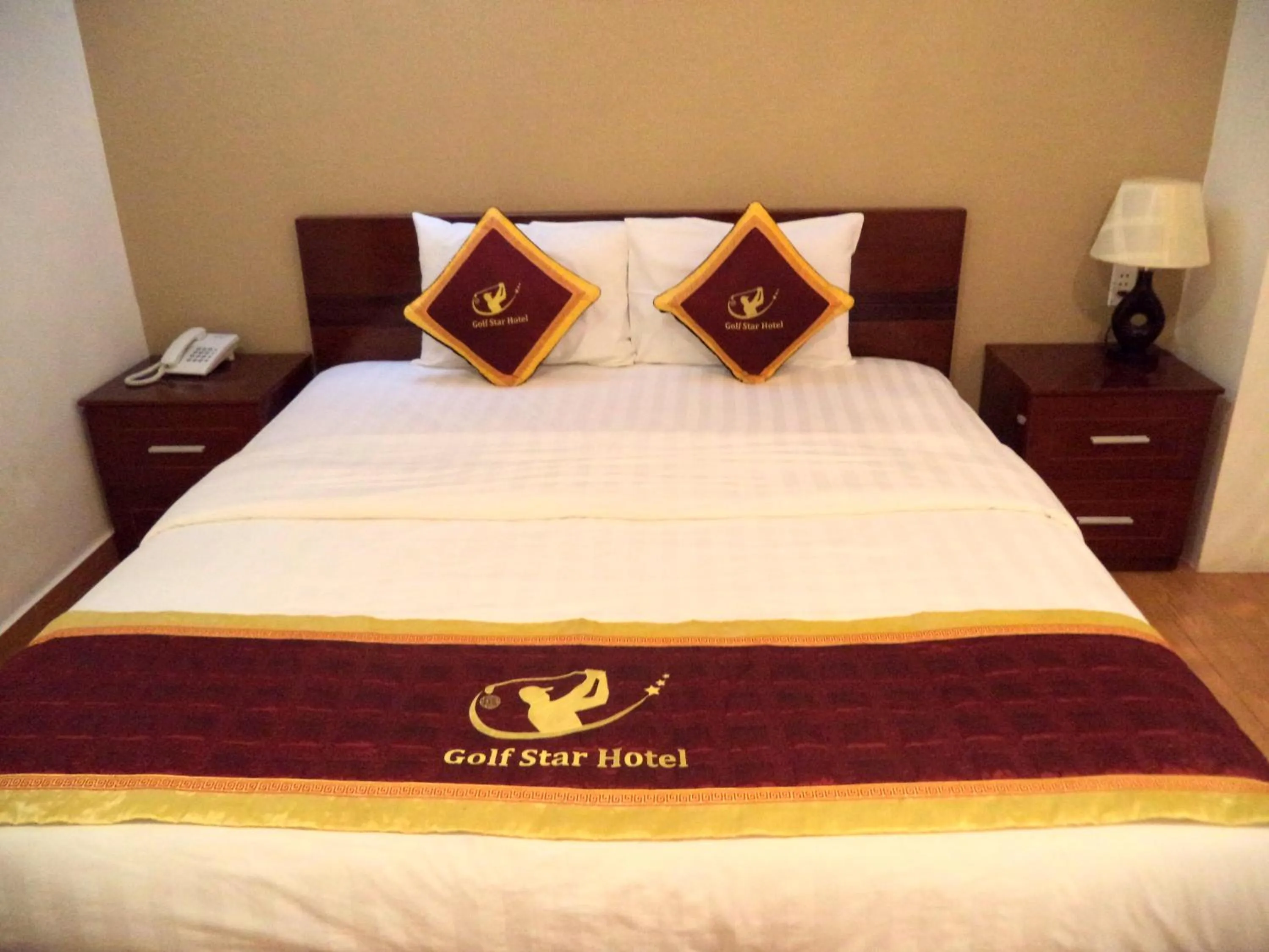 Bed in Golf Star Hotel