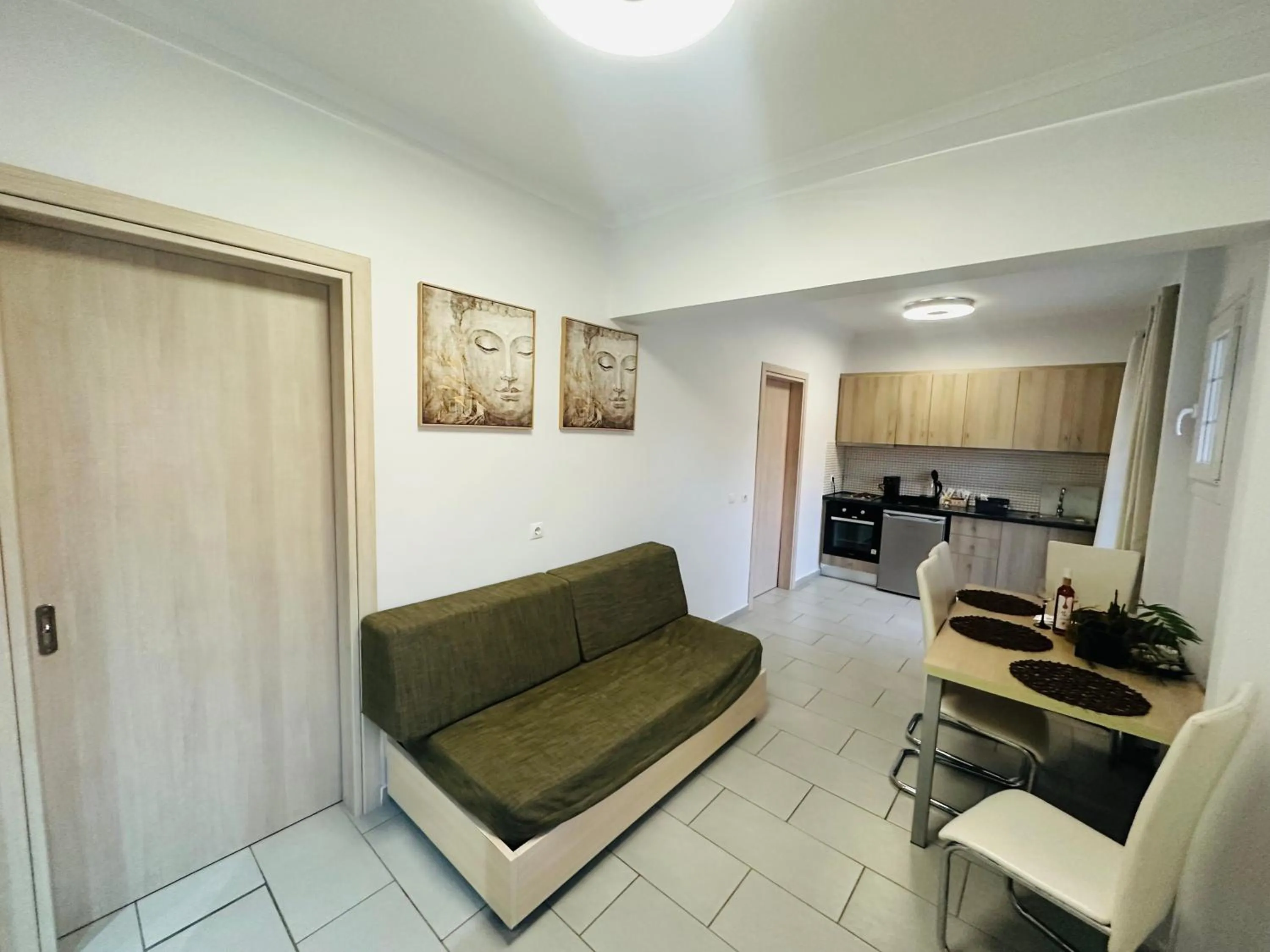 Living room in Nikos Apartments Corfu