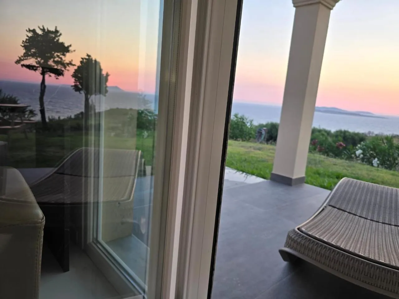 Balcony/Terrace in Nikos Apartments Corfu