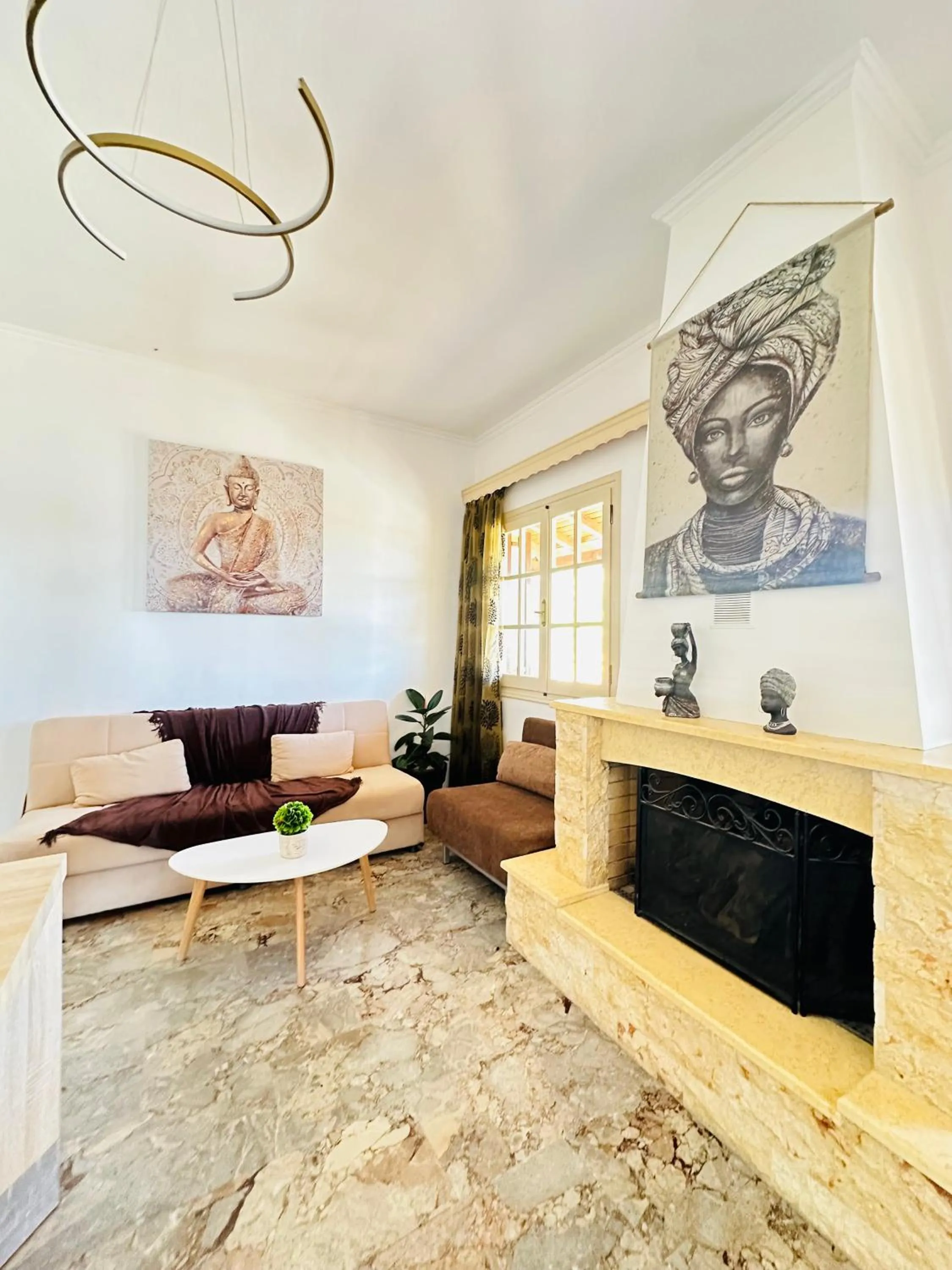 Living room in Nikos Apartments Corfu