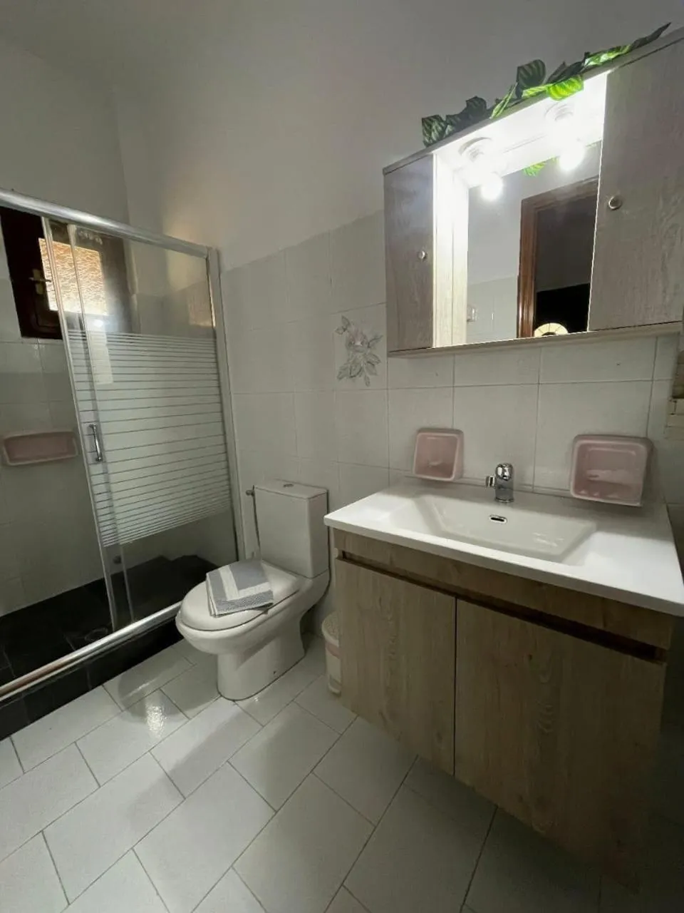 Bathroom in Nikos Apartments Corfu