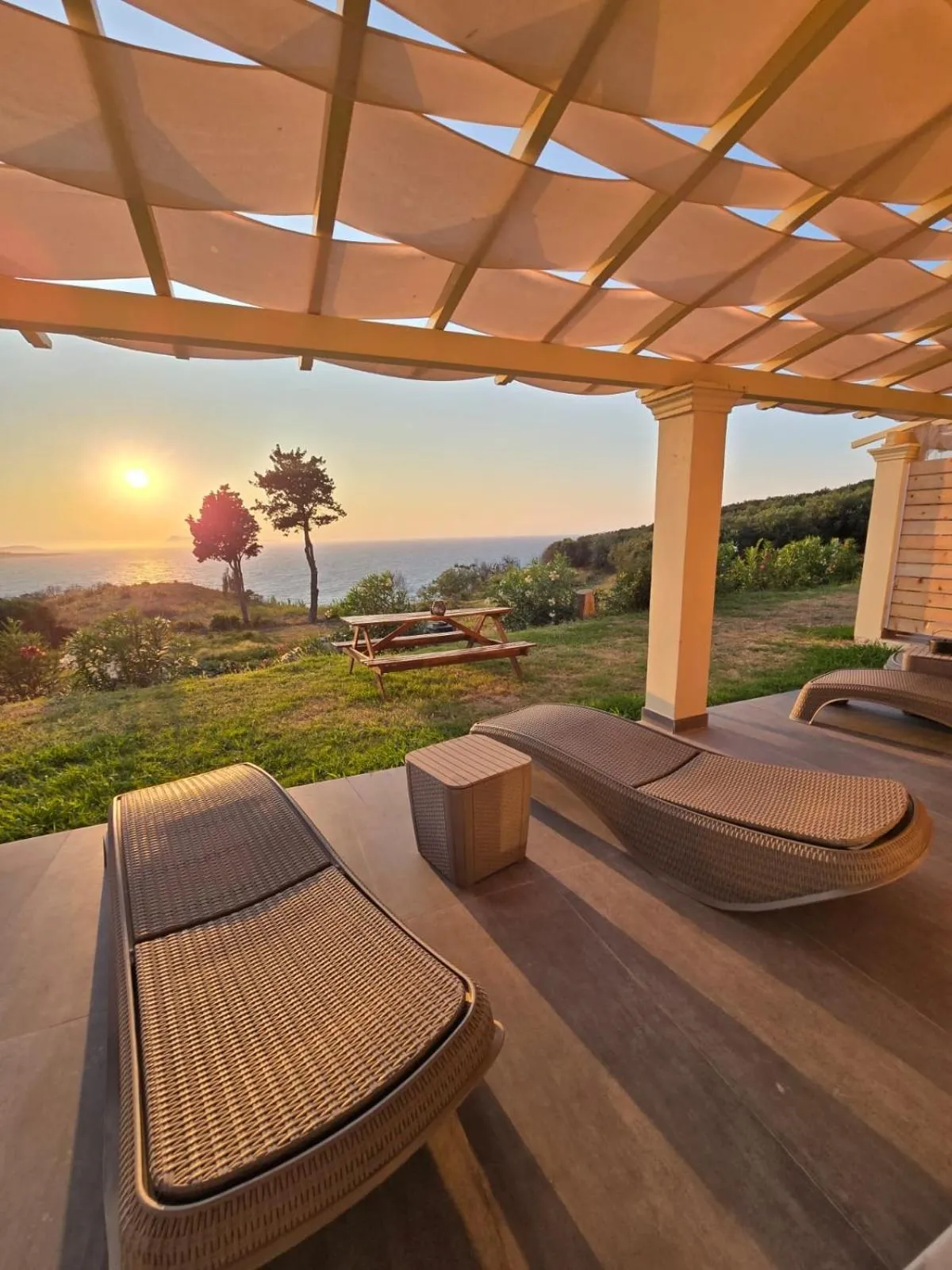 Natural landscape in Nikos Apartments Corfu