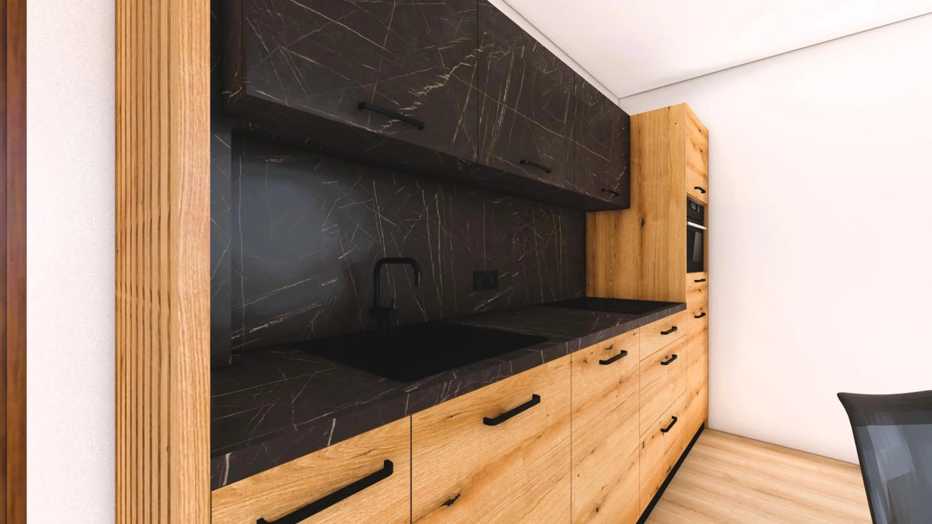 Kitchen or kitchenette in No 28 Rooms & Apartments