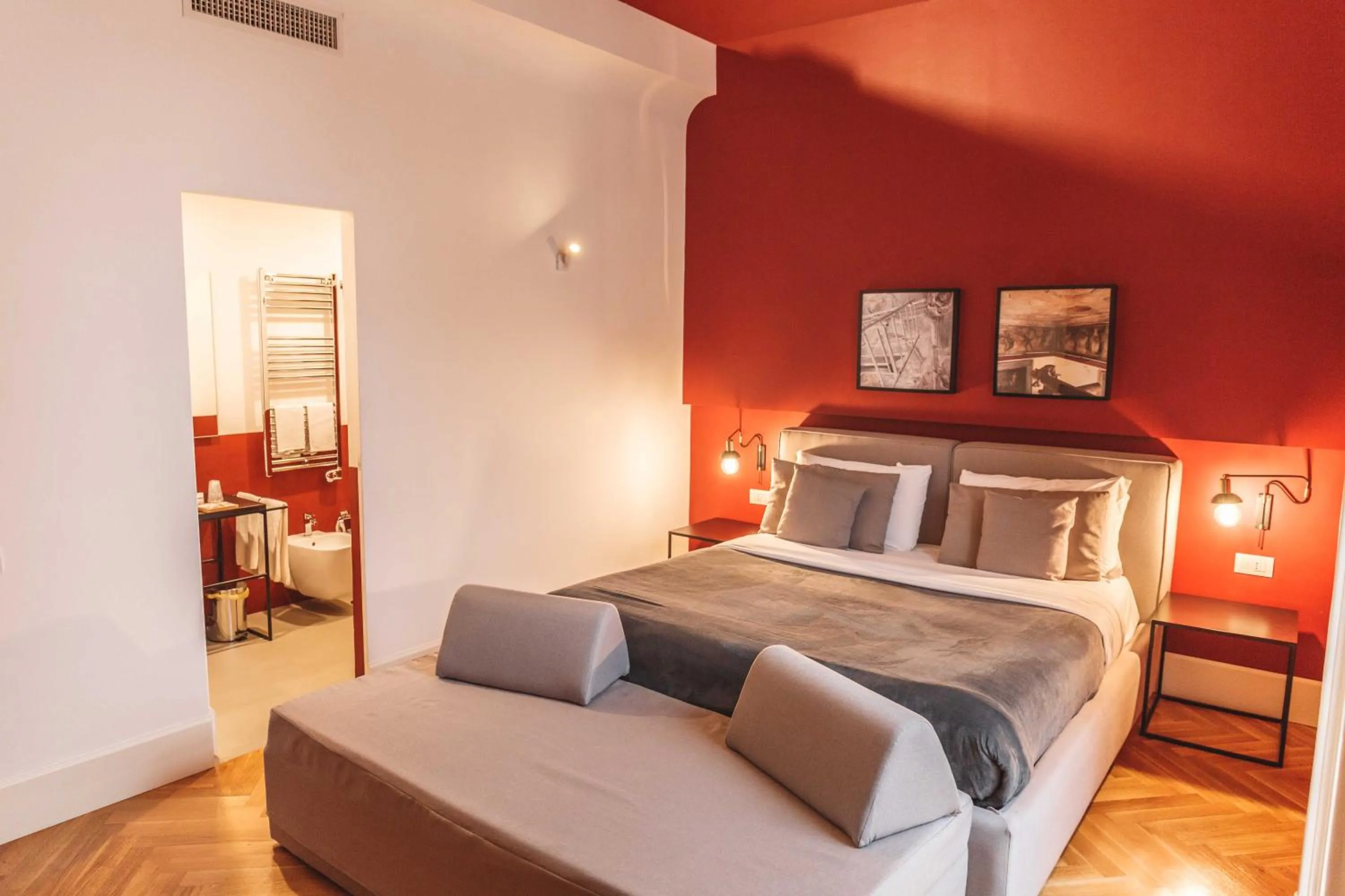 Balcony/Terrace, Bed in Relais Della Porta