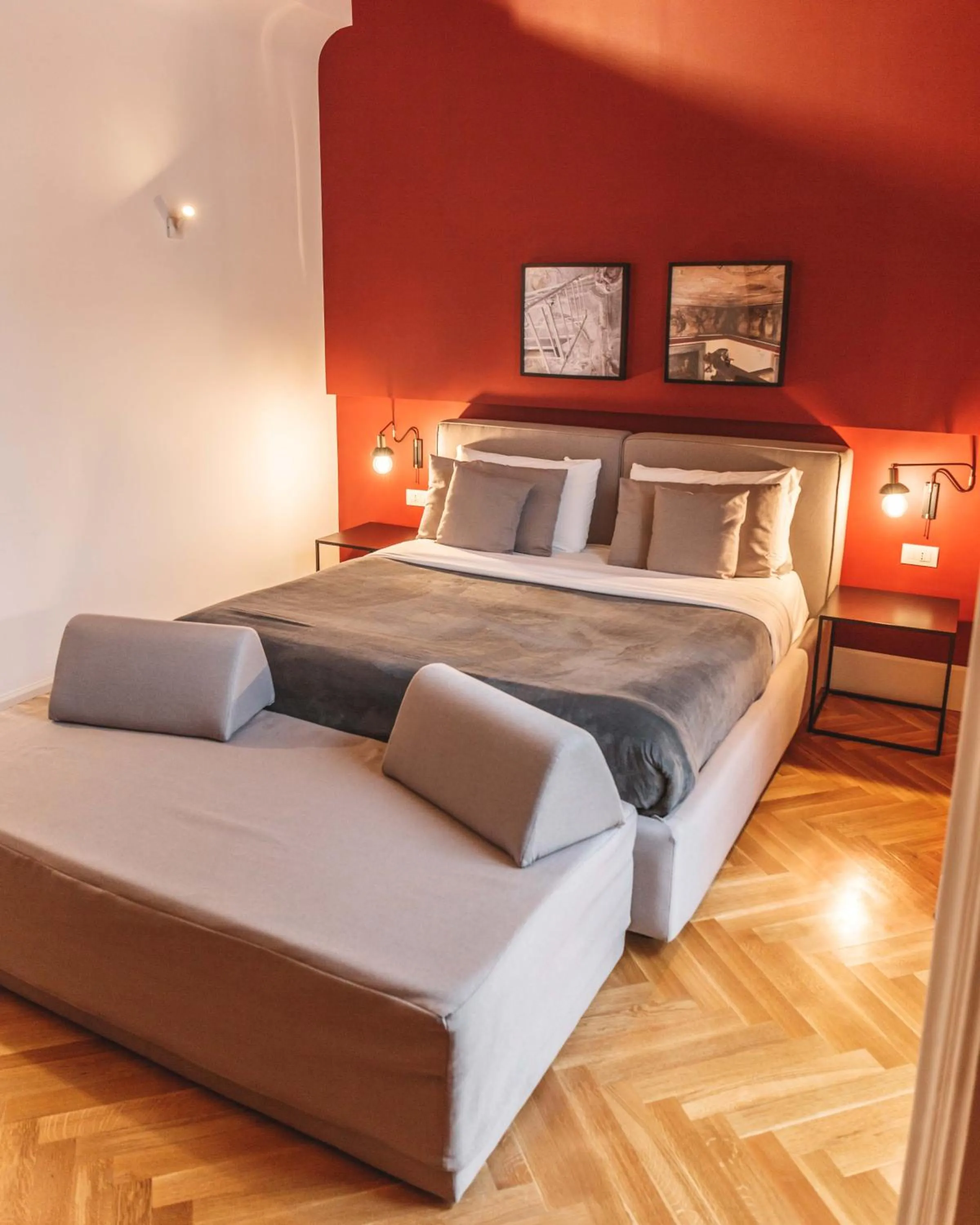 Balcony/Terrace, Bed in Relais Della Porta