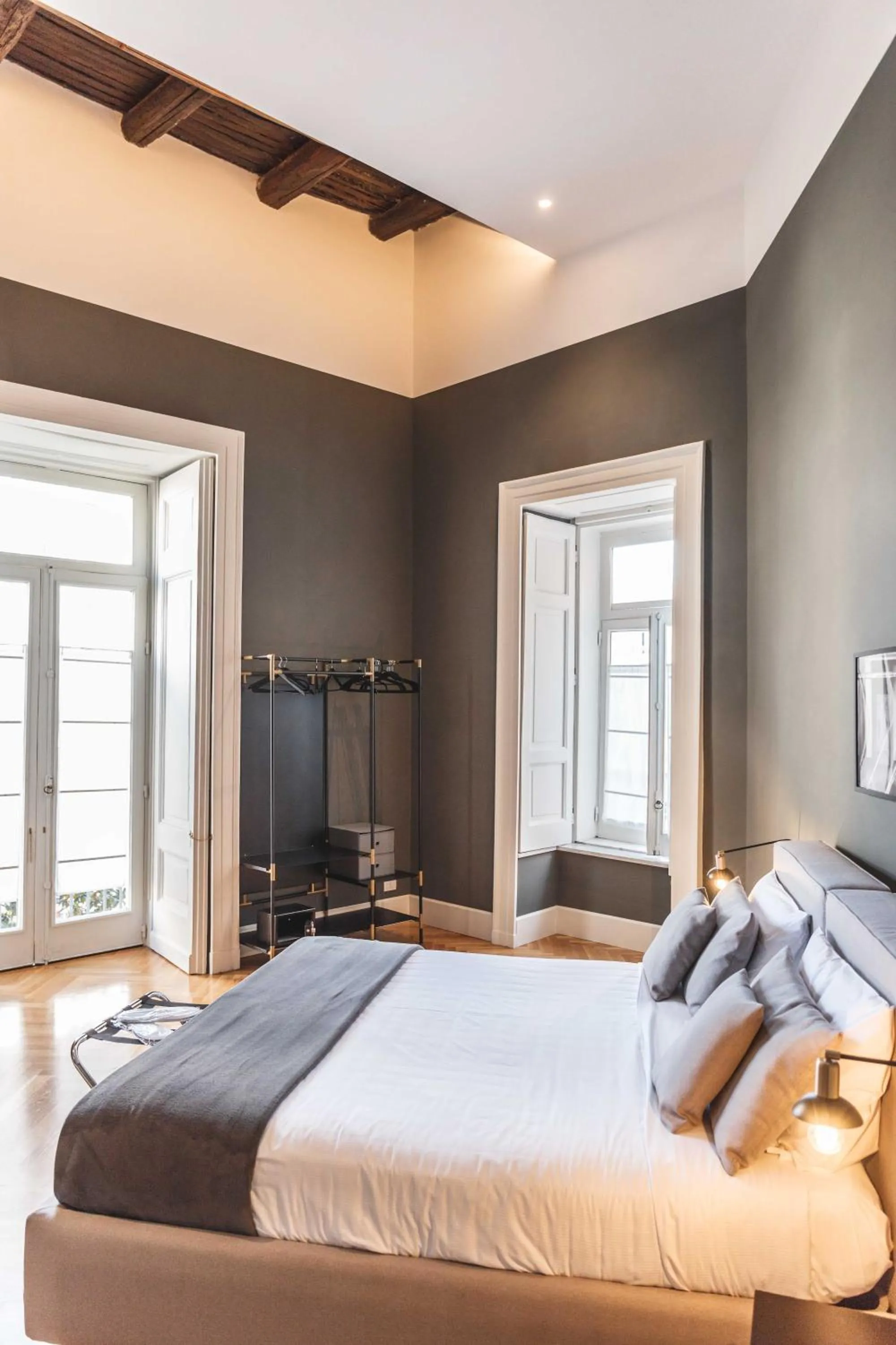 Balcony/Terrace, Bed in Relais Della Porta