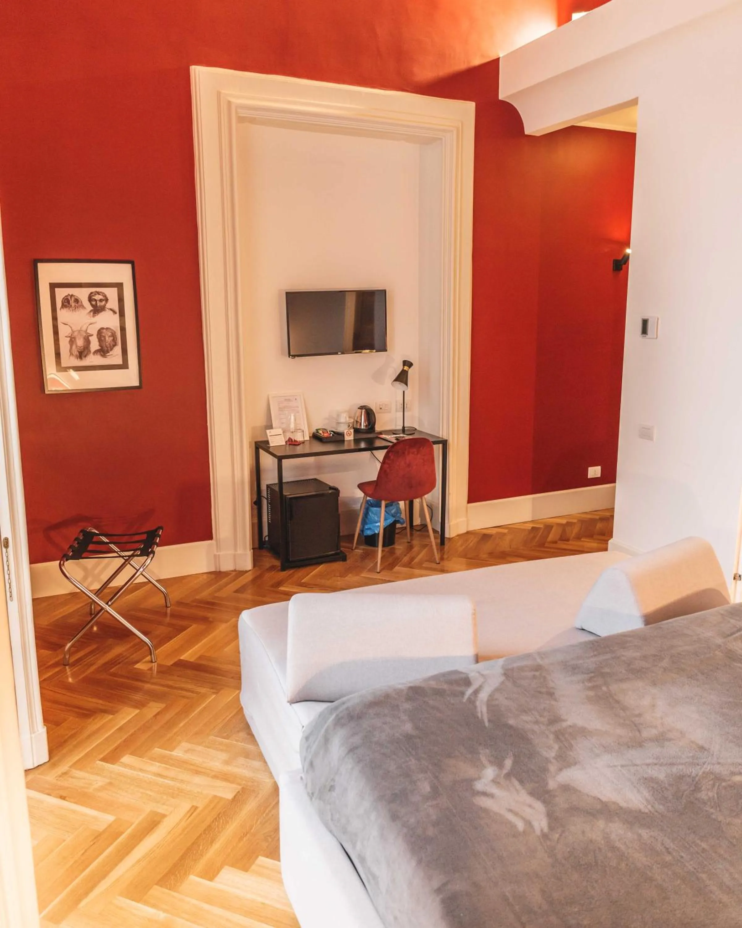 Balcony/Terrace, Bed in Relais Della Porta