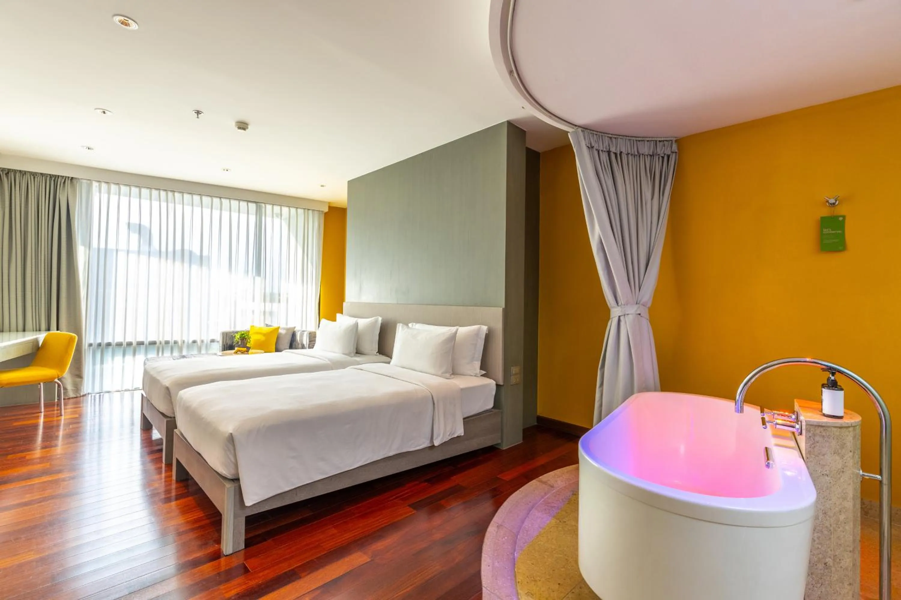 Bed in LiT BANGKOK Hotel