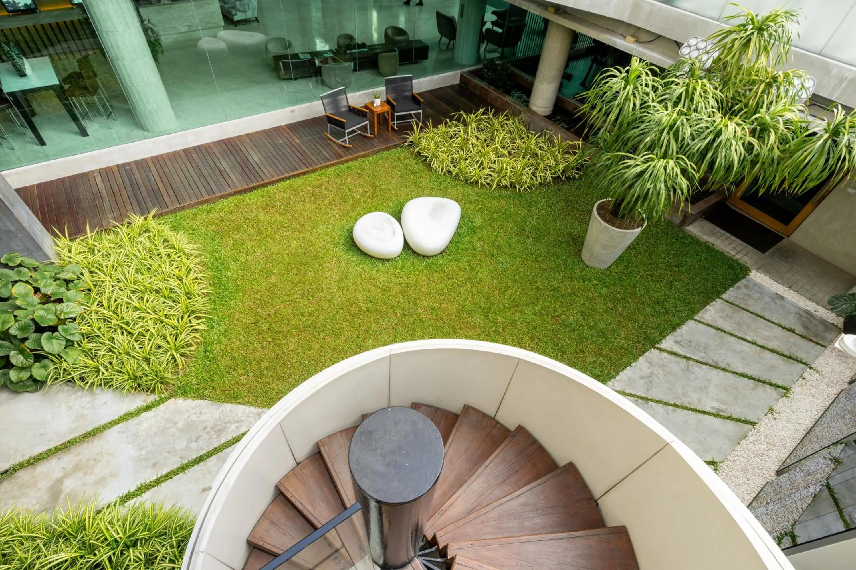 Seating area in LiT BANGKOK Hotel