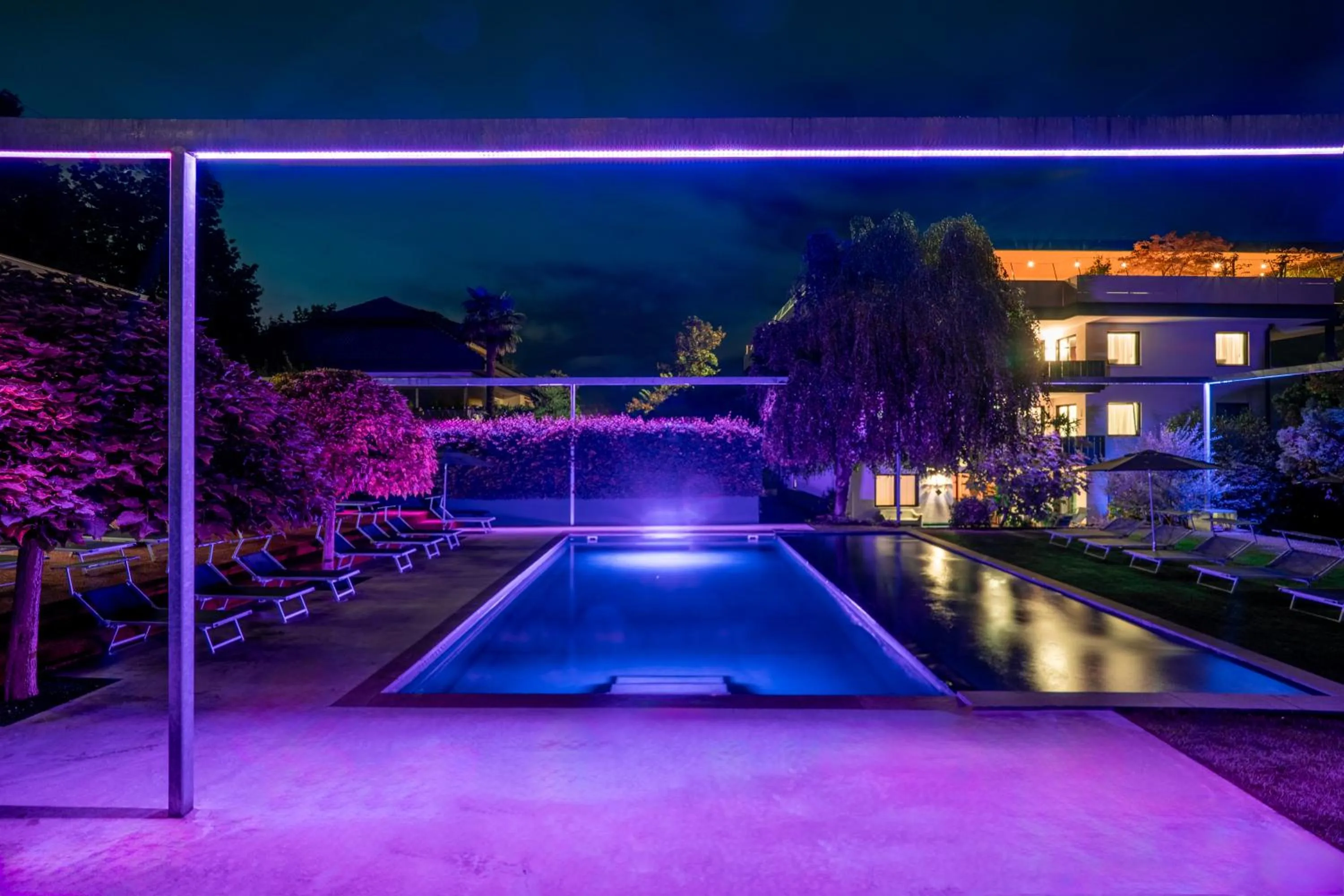 Pool view in goldfinger + suites