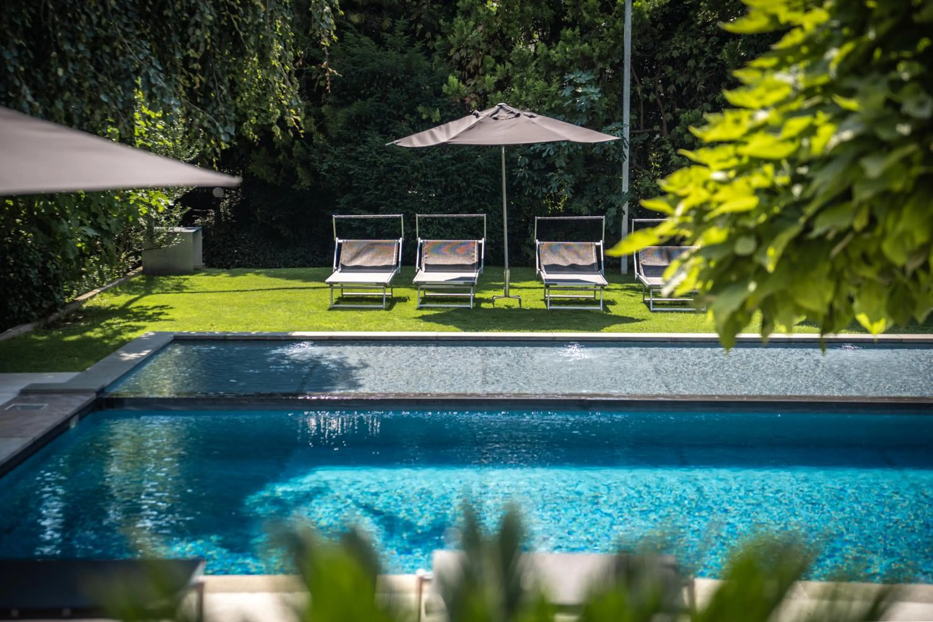 Pool view in goldfinger + suites