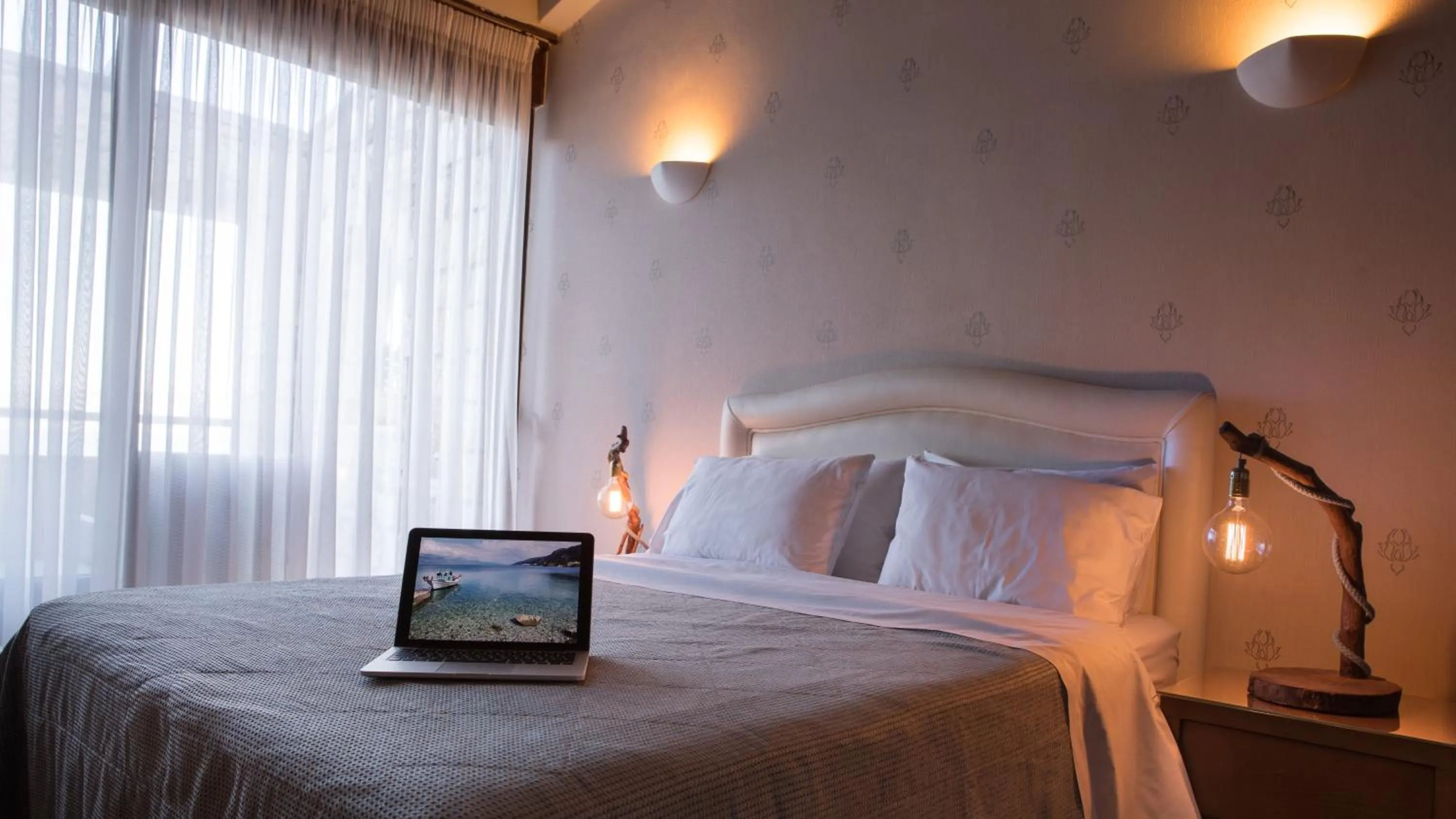 Bedroom, Bed in Enalio Suites