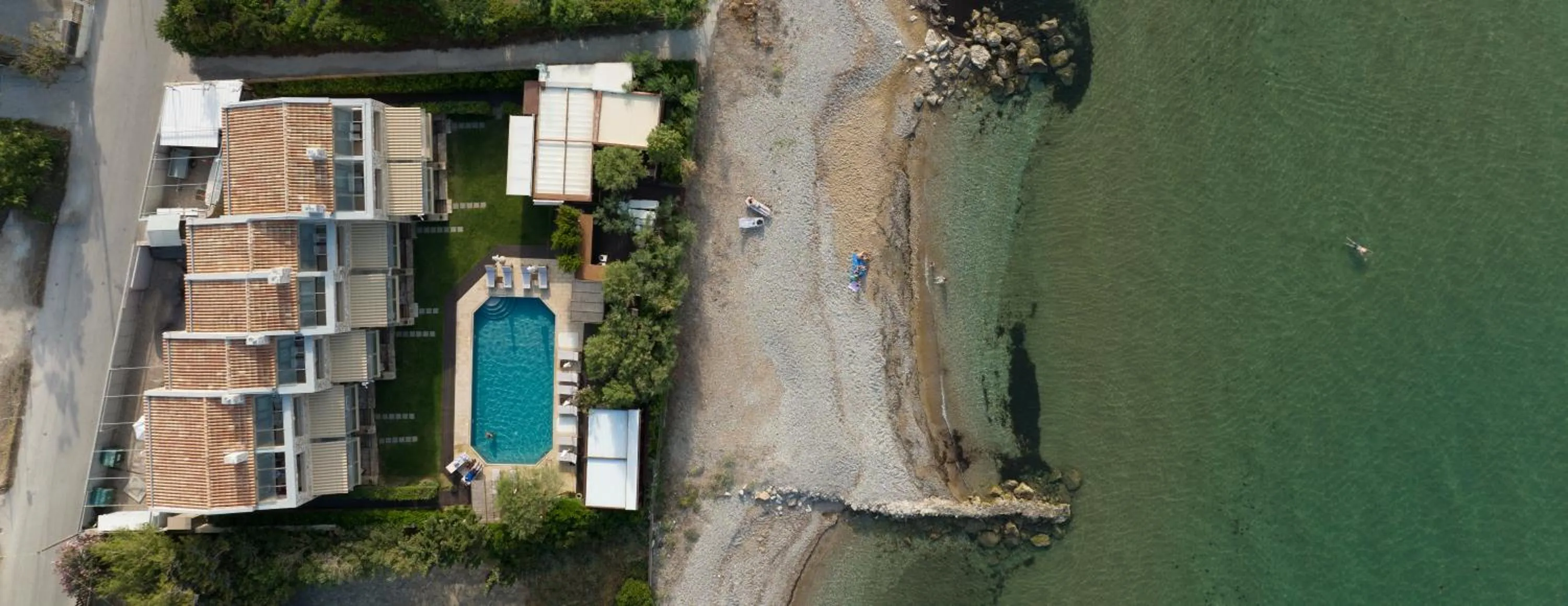 Natural landscape in Enalio Suites