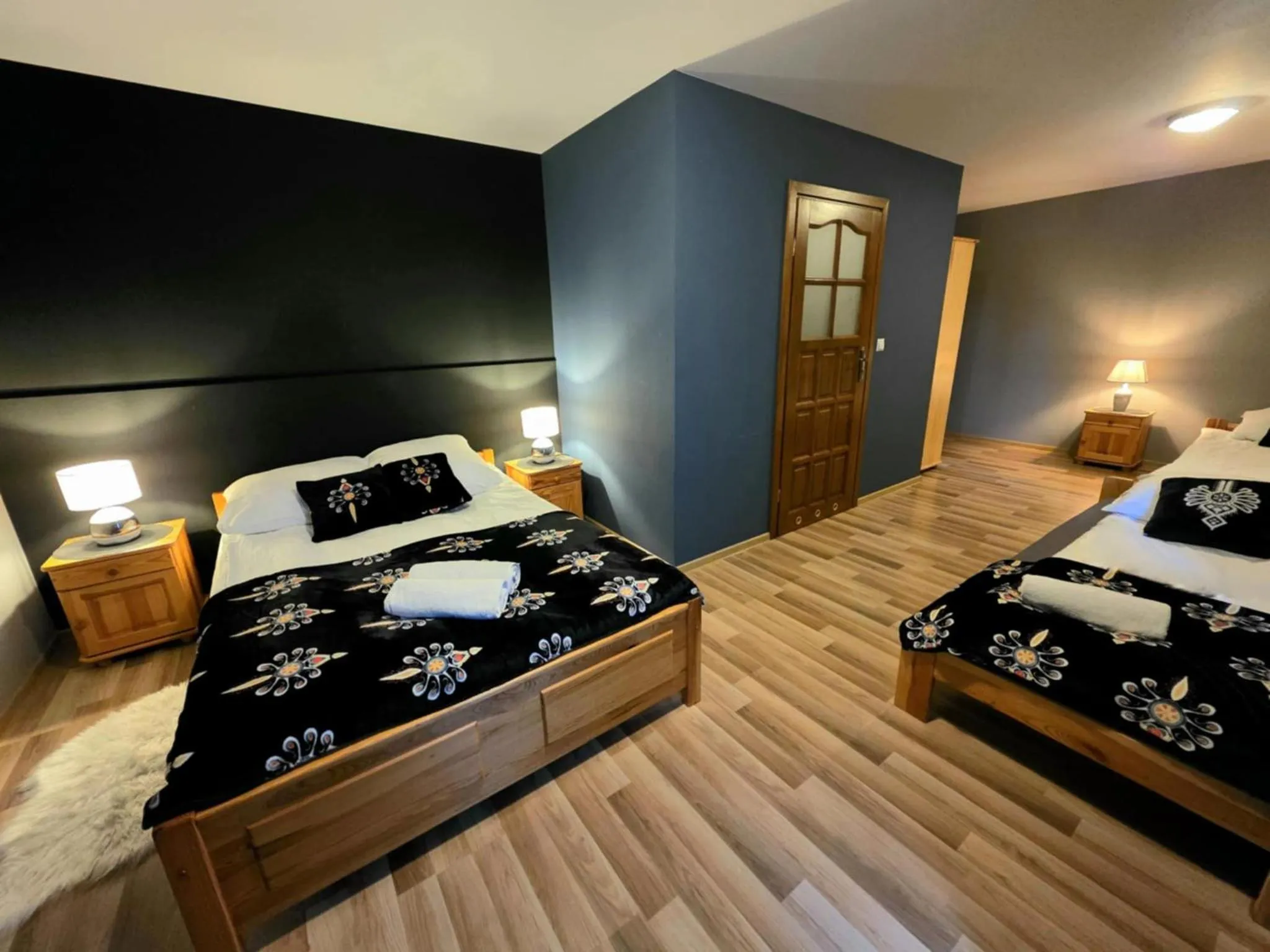 Bed in Pensjonat Harmatówka - ATRAKCYJNY PAKIET ŚWIĄTECZNY - blisko basenów termalnych