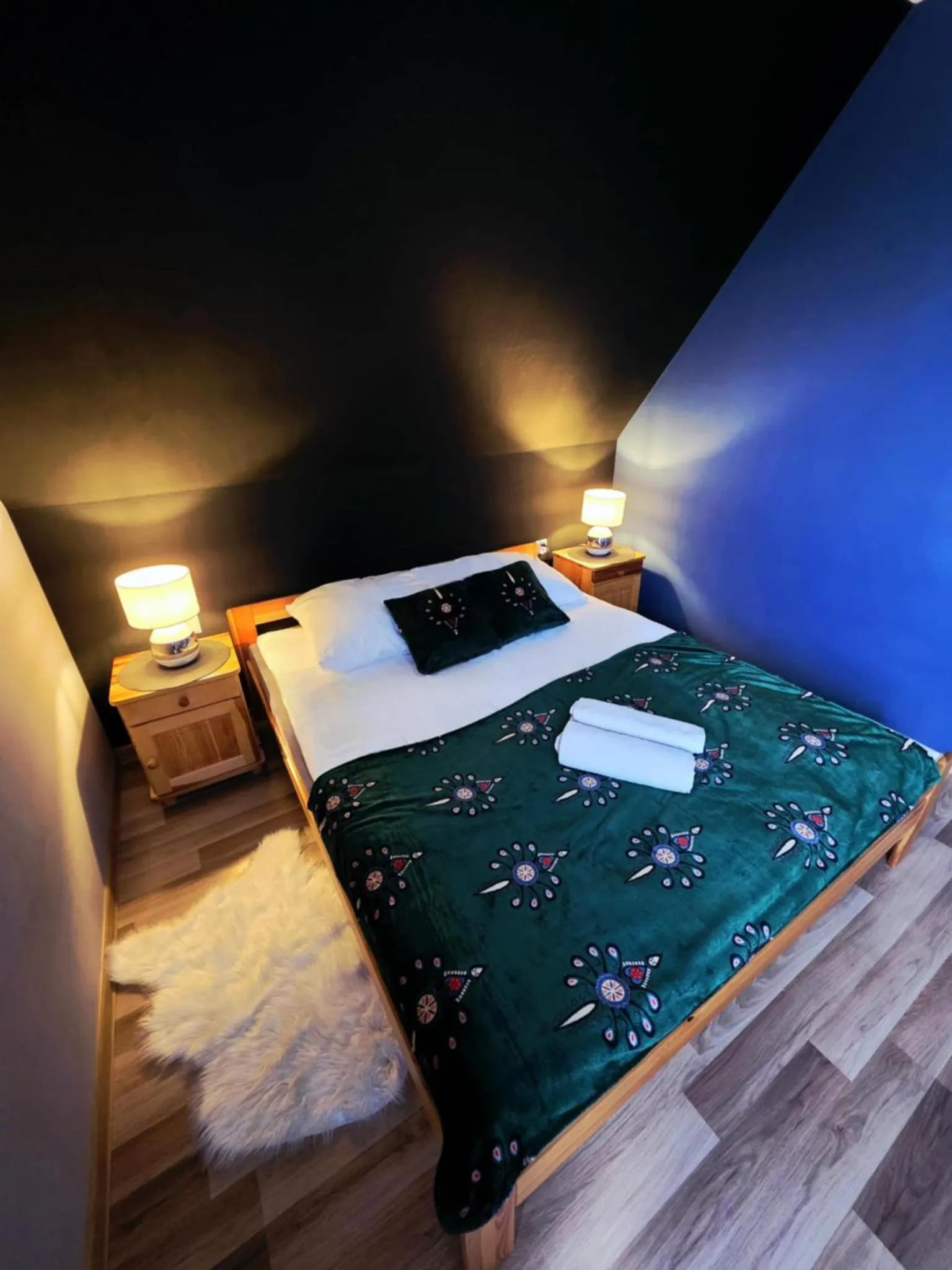 Bed in Pensjonat Harmatówka - ATRAKCYJNY PAKIET ŚWIĄTECZNY - blisko basenów termalnych