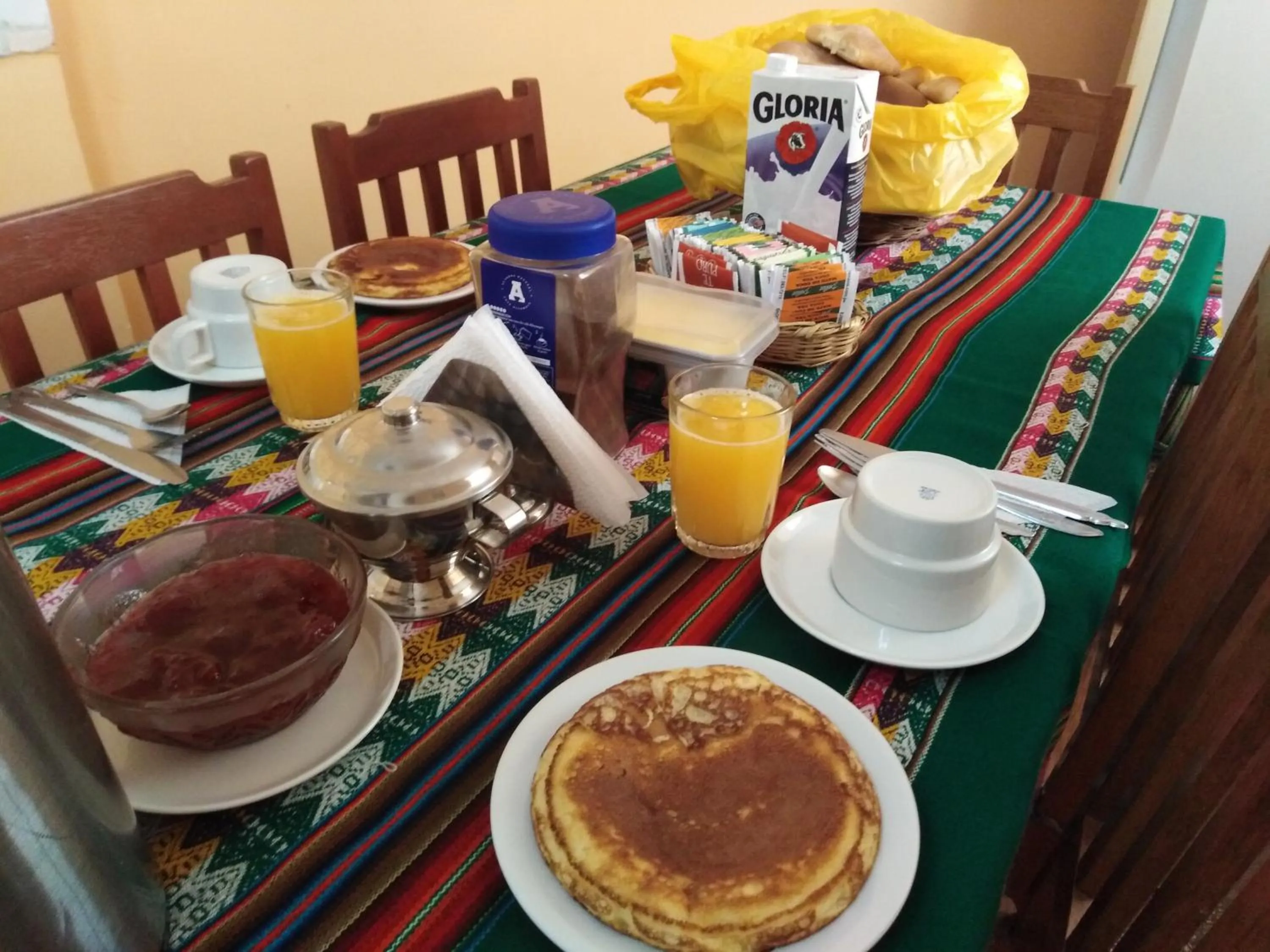 Breakfast in El Tuco Hotel