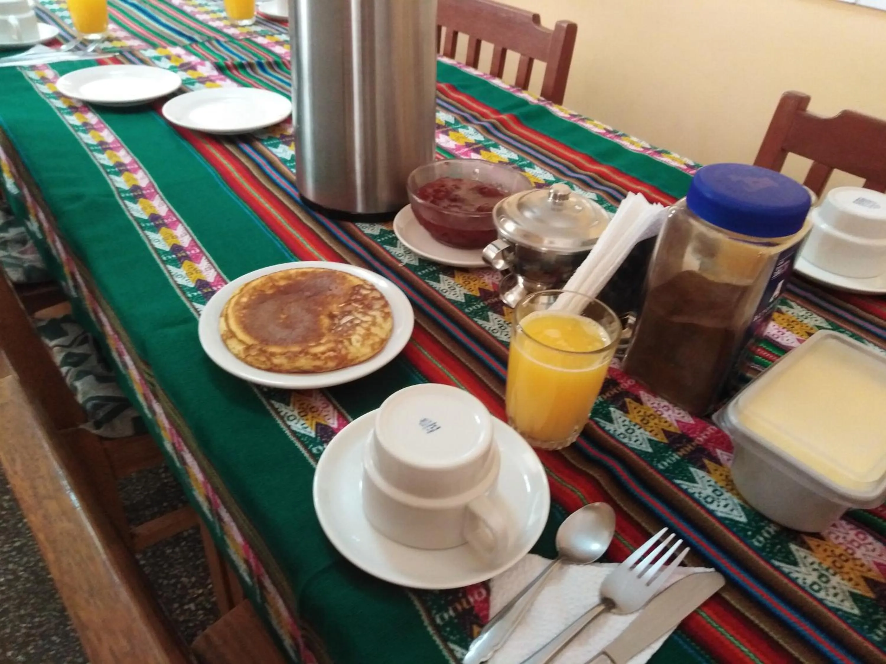 Breakfast in El Tuco Hotel