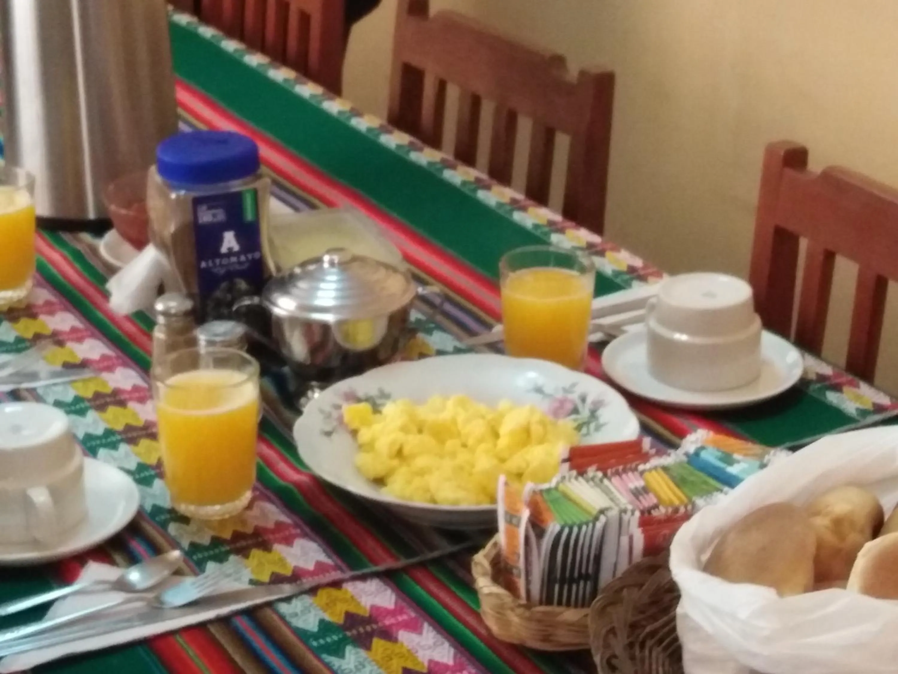 Breakfast in El Tuco Hotel
