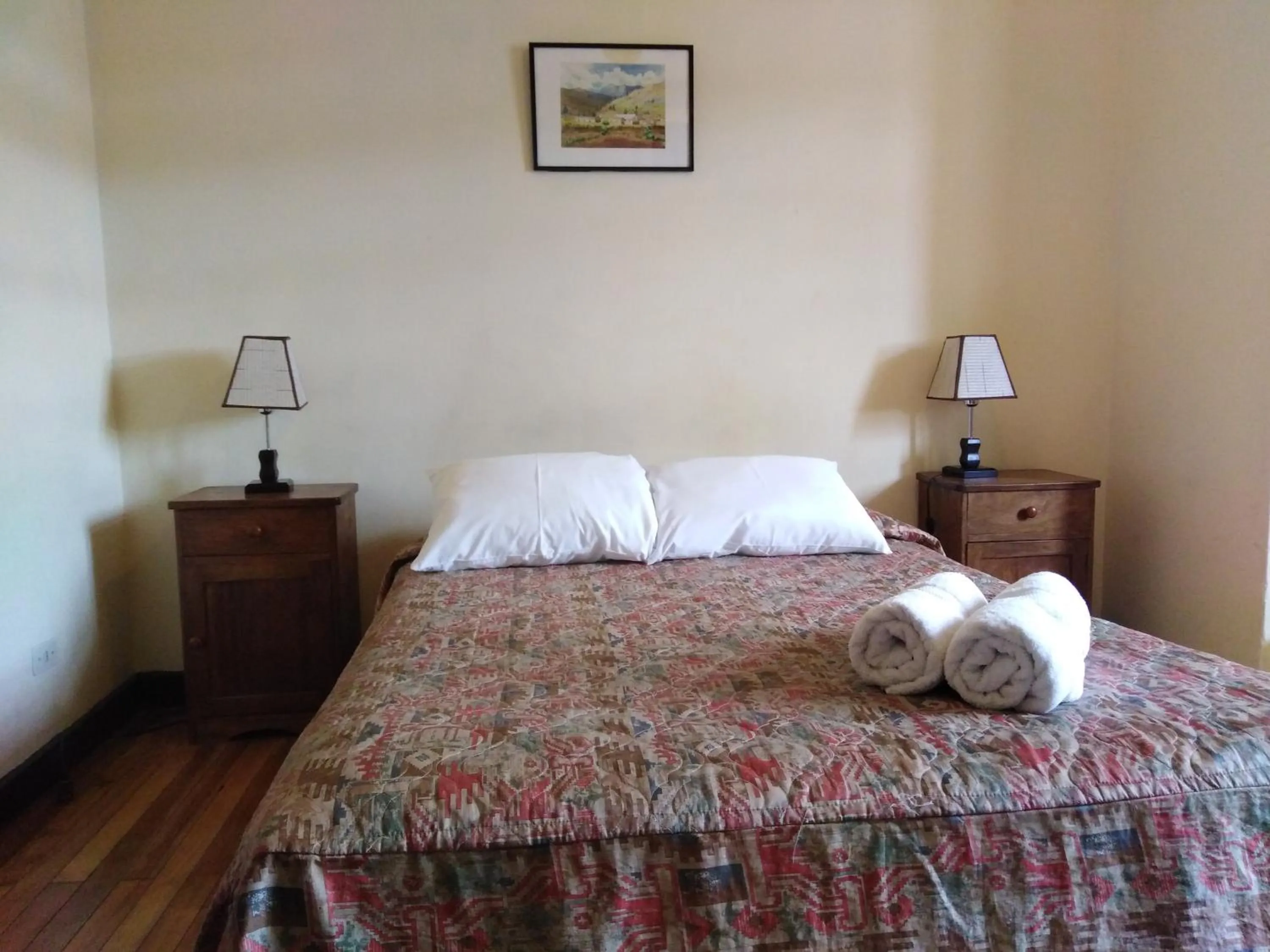 Bed in El Tuco Hotel