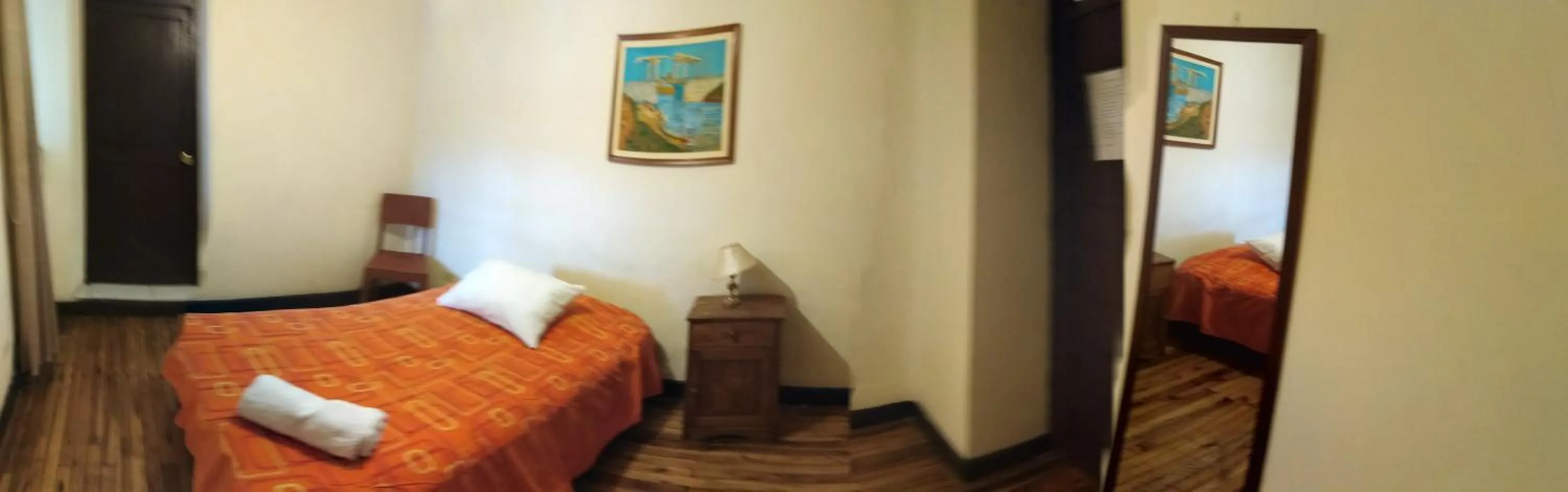 Bed in El Tuco Hotel