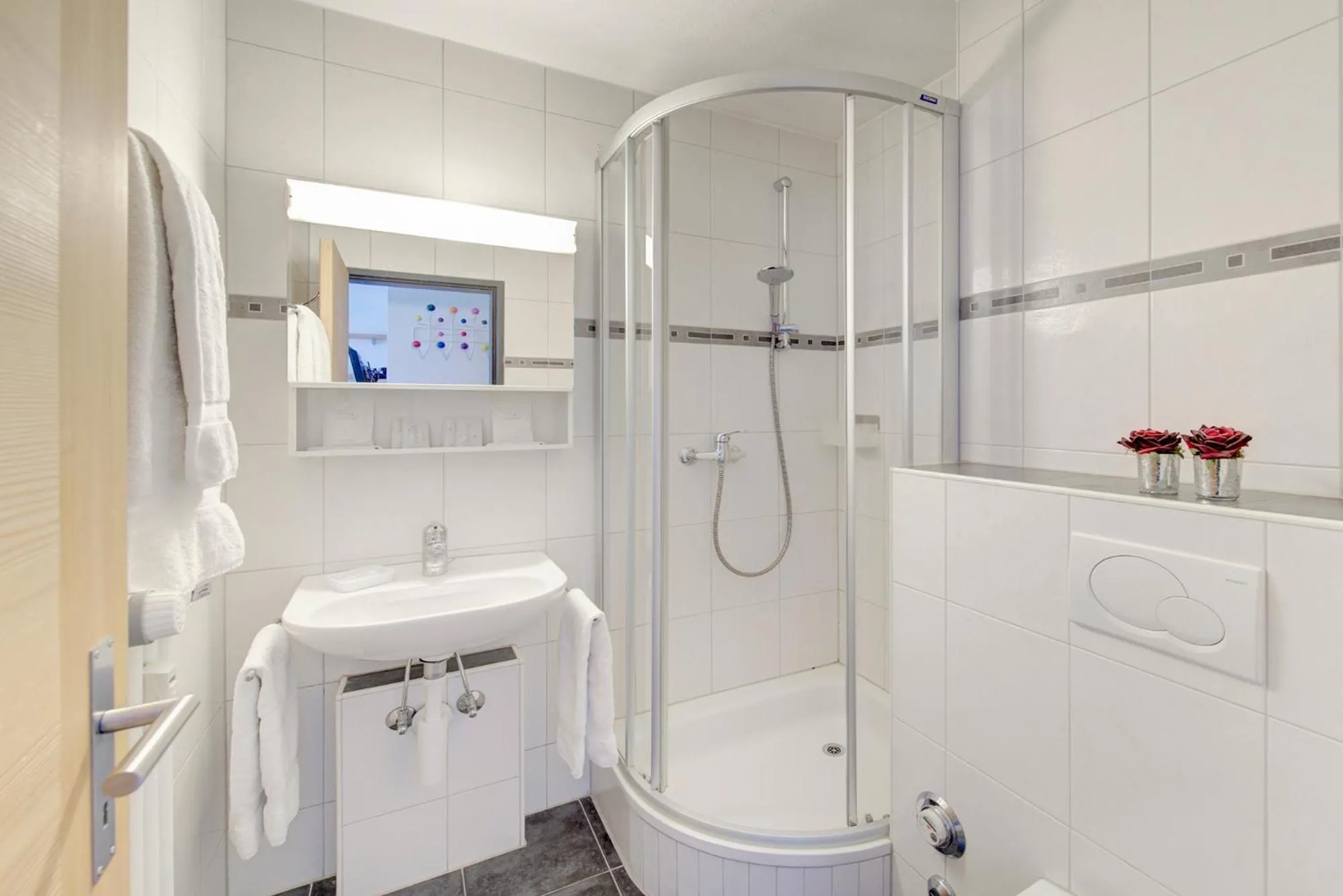 Bathroom in Good Value Apartments by MX Zermatt